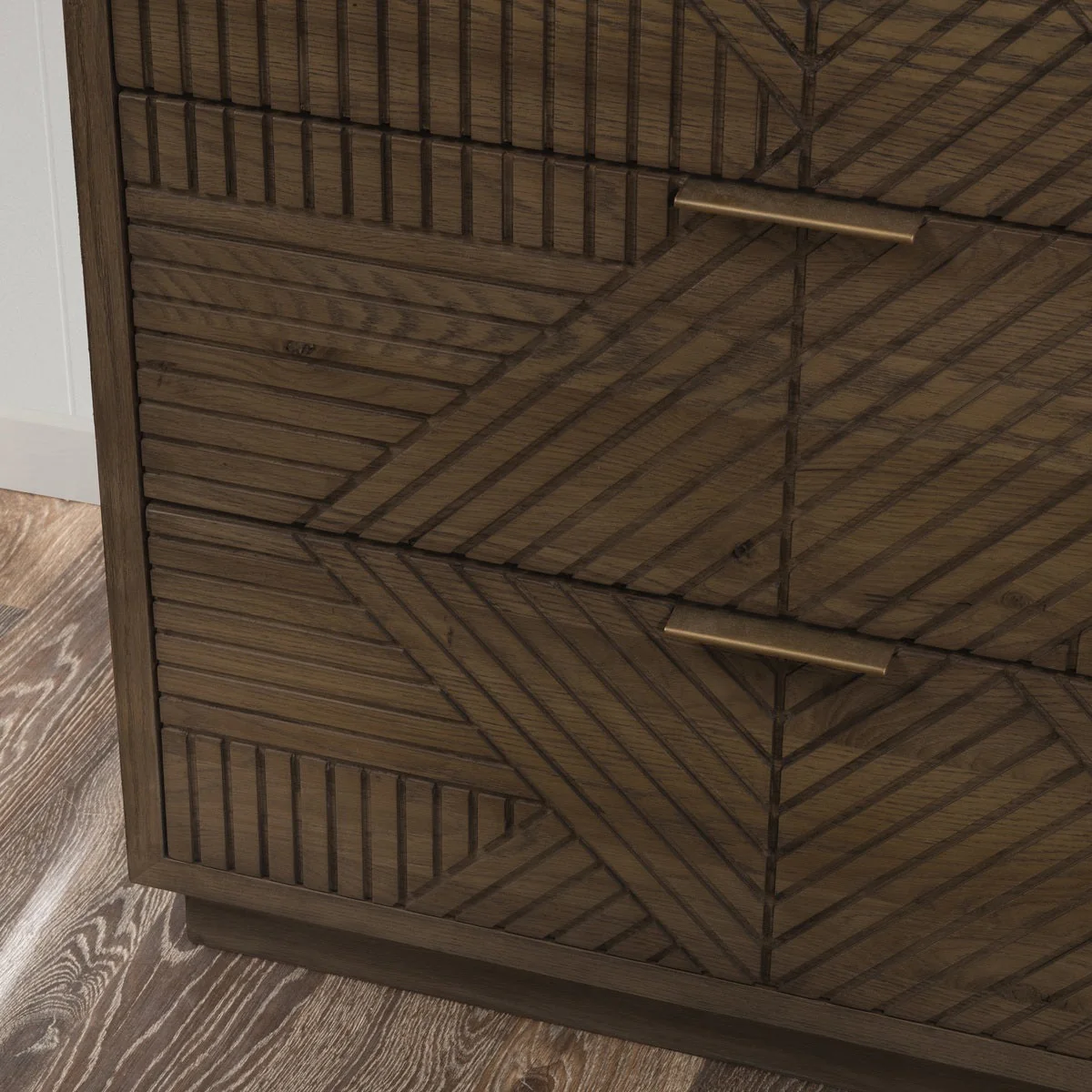 Santa Clara 6 Drawer Dresser - Toasted Brown - Image 10