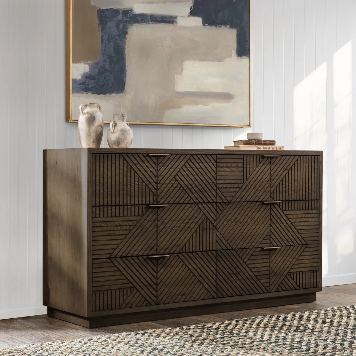 Santa Clara 6 Drawer Dresser - Toasted Brown - Image 13