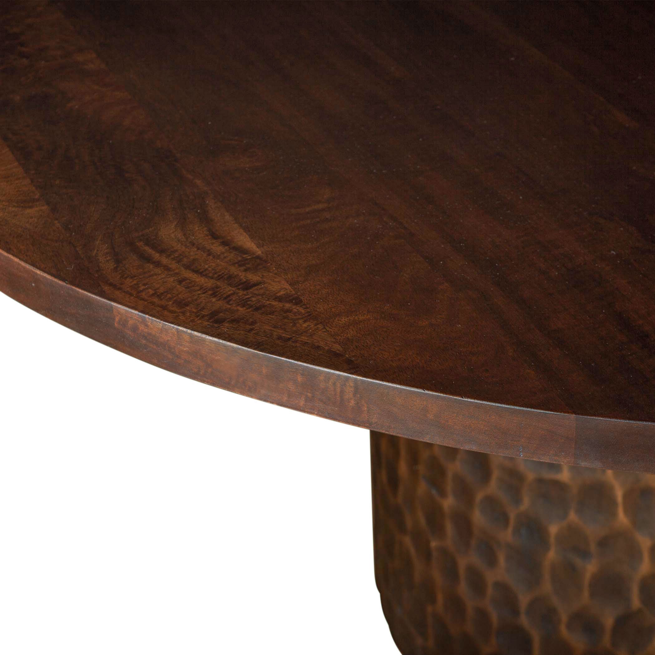 Santa Cruz 60" Round Dining Table in Two Tone - Image 2