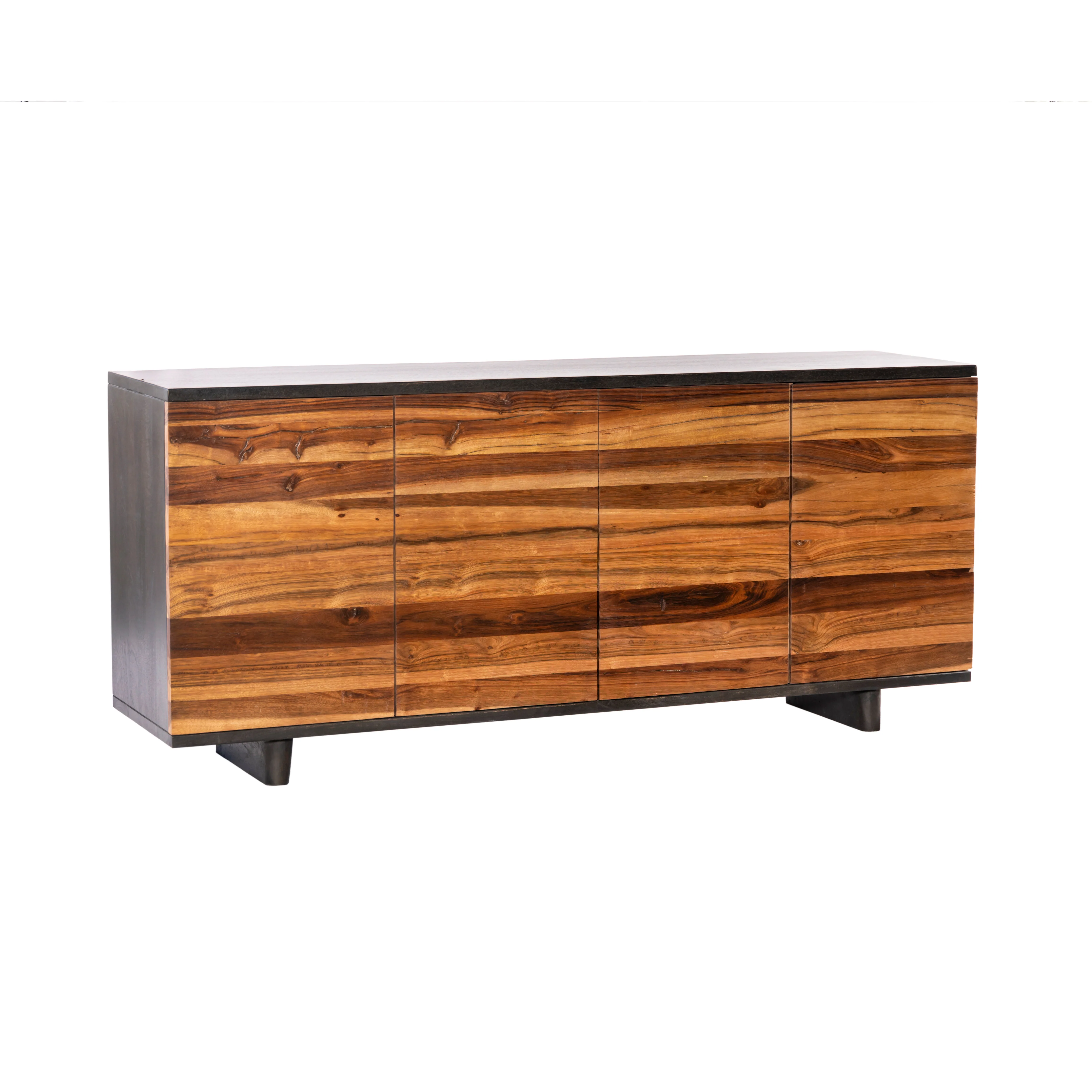 Santa Fe 72" Four Door Sideboard in Natural Saal Wood - Image 3