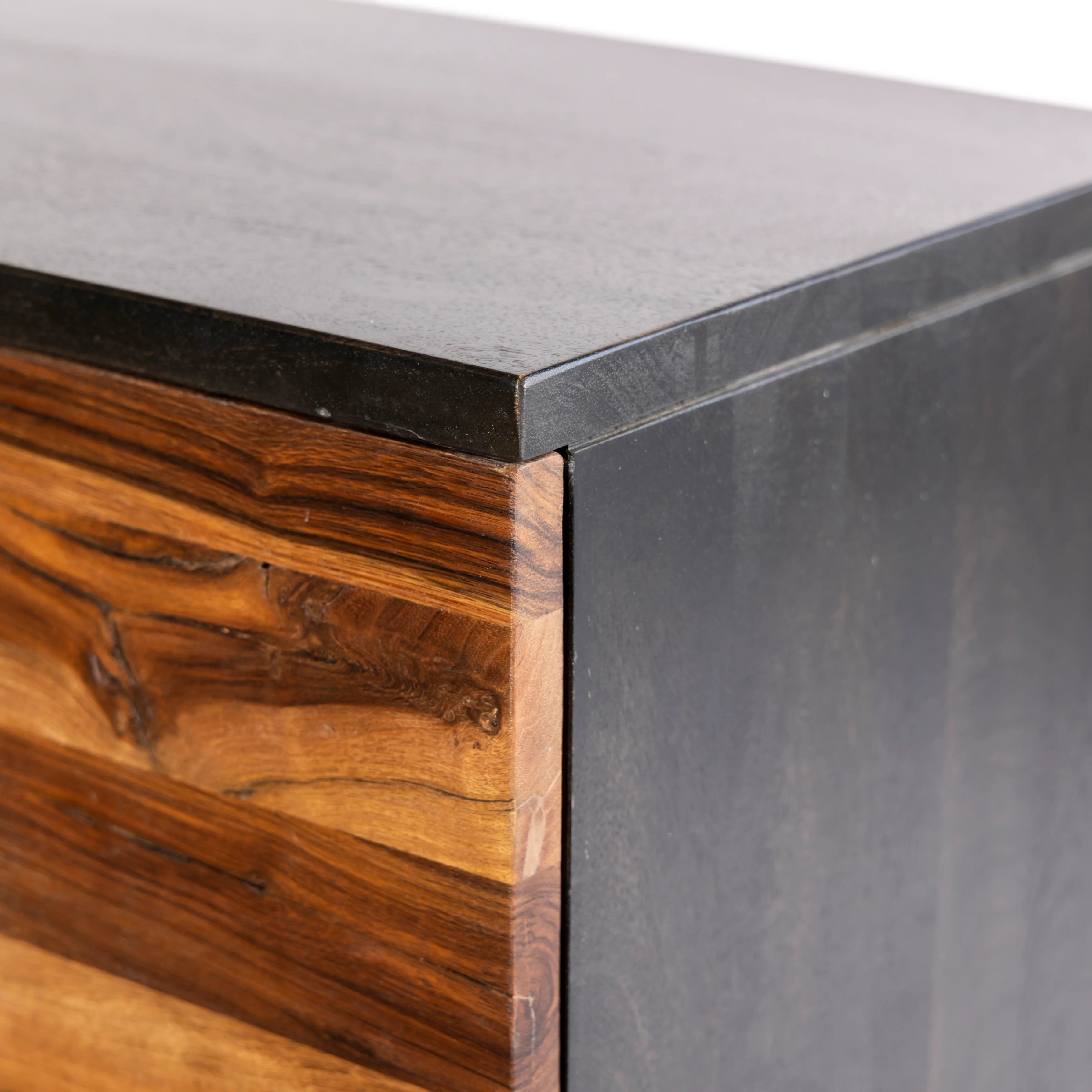 Santa Fe 72" Four Door Sideboard in Natural Saal Wood - Image 4