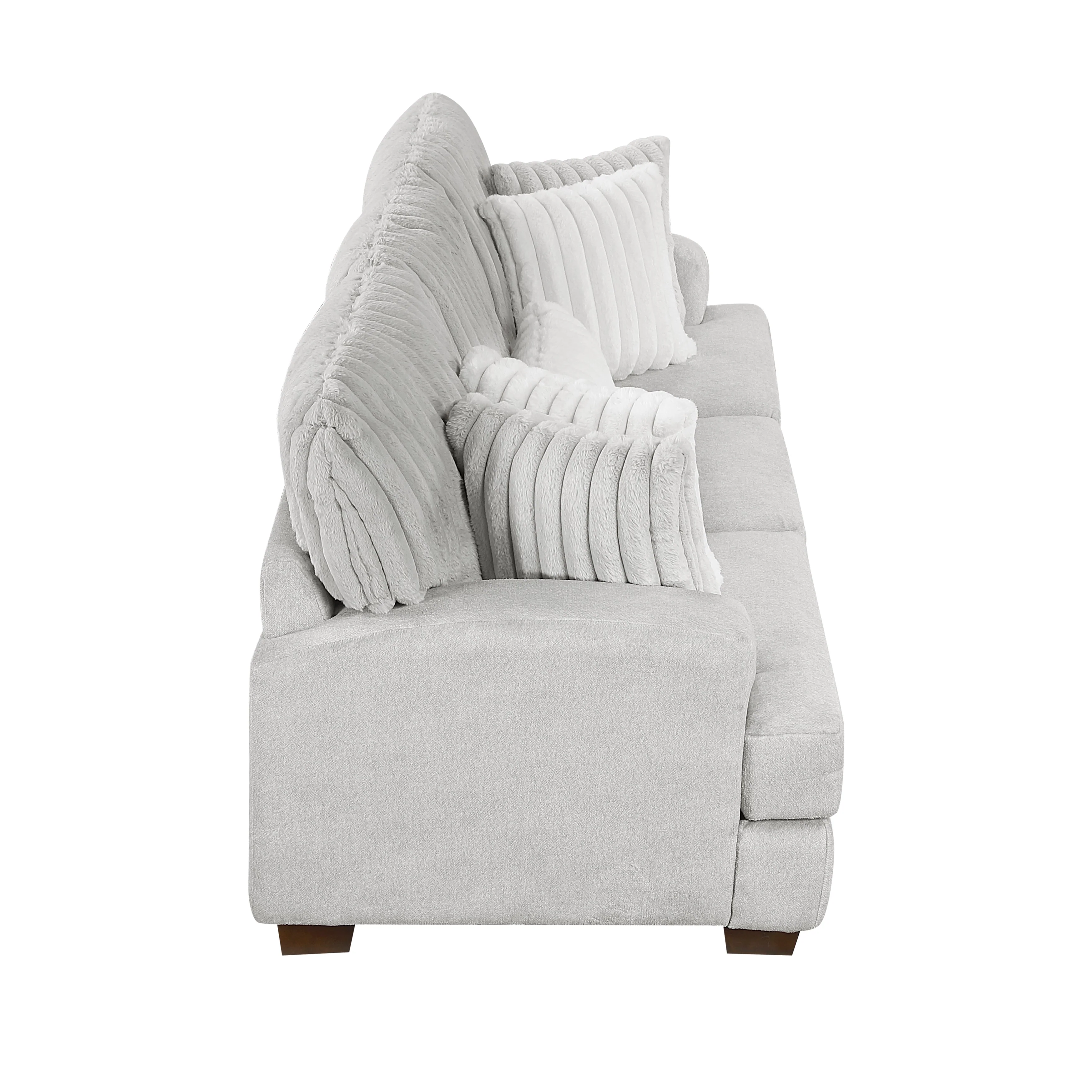 Santiago Light Gray Sofa - Image 3