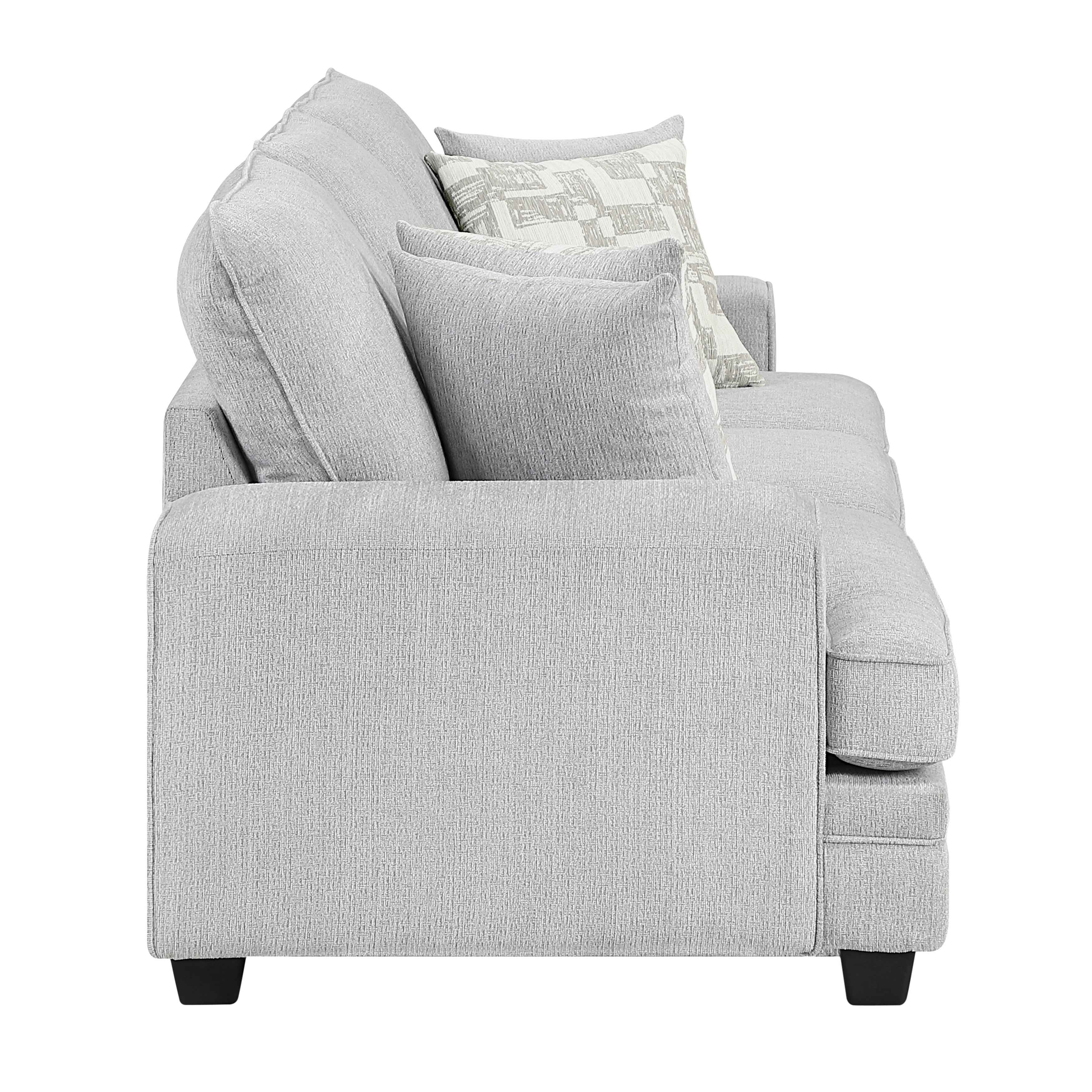 Sarah Stone Gray Living Room Set - Image 4