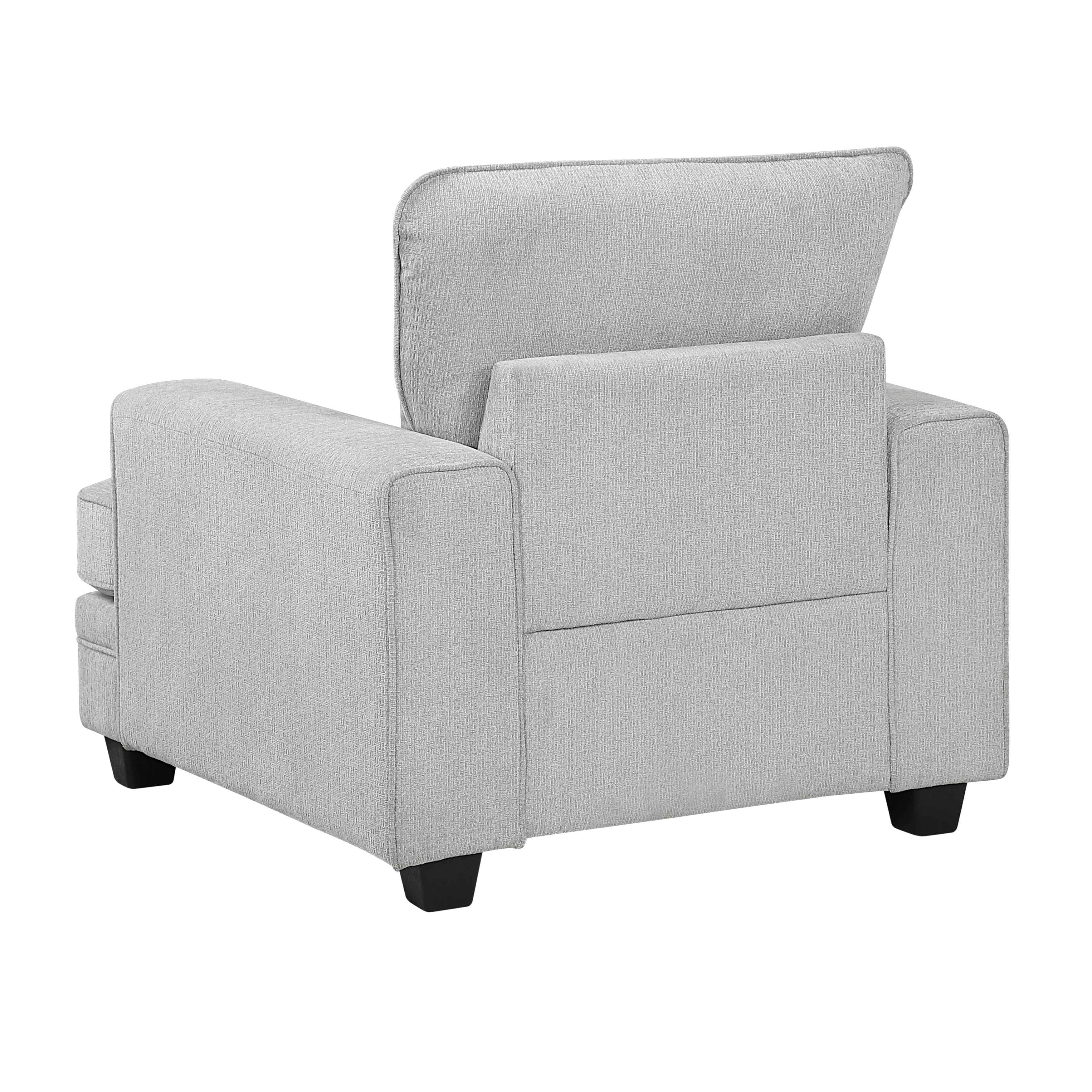 Sarah Stone Gray Loveseat - Image 17