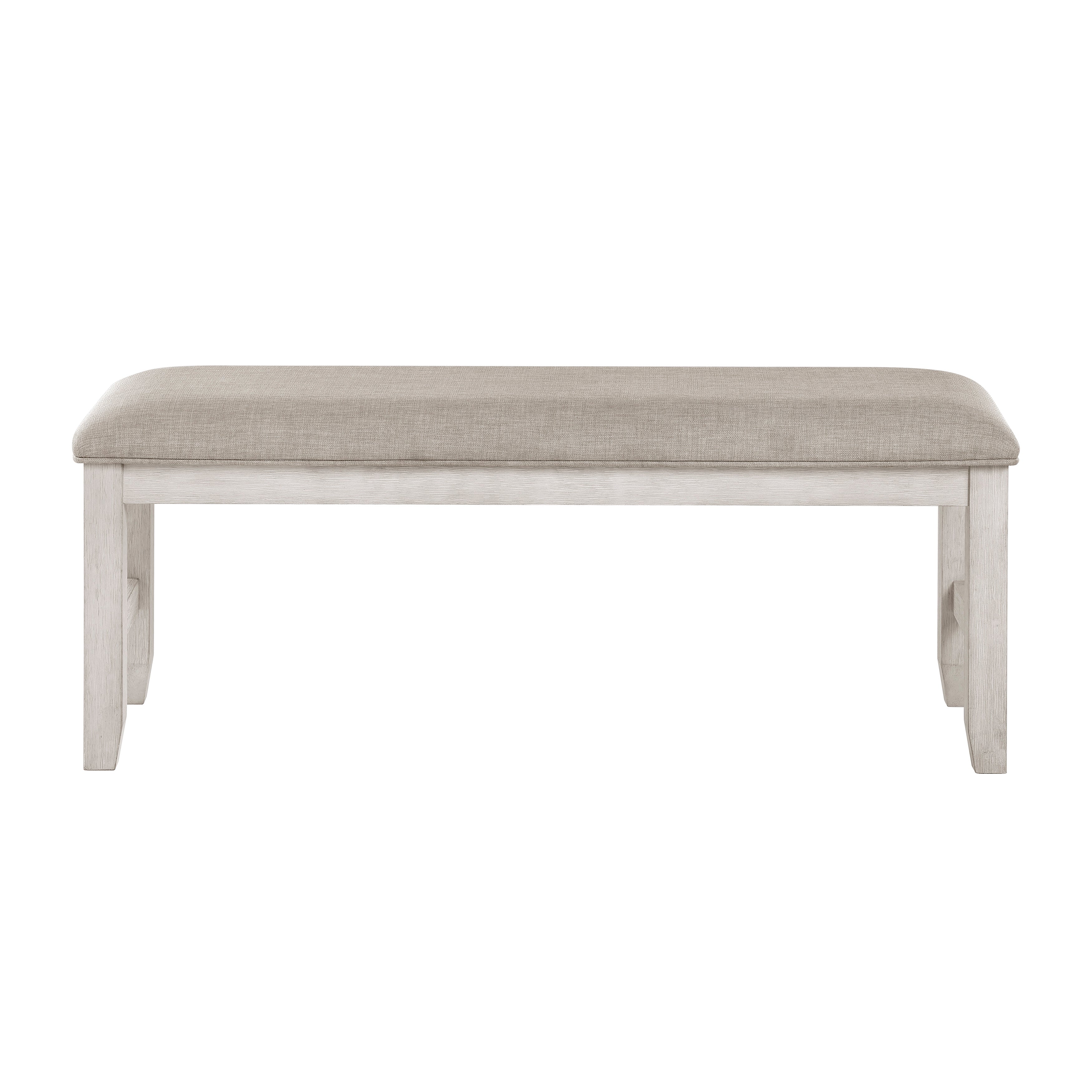Savile Antique White/Light Gray 6-Piece Dining Set - Image 10