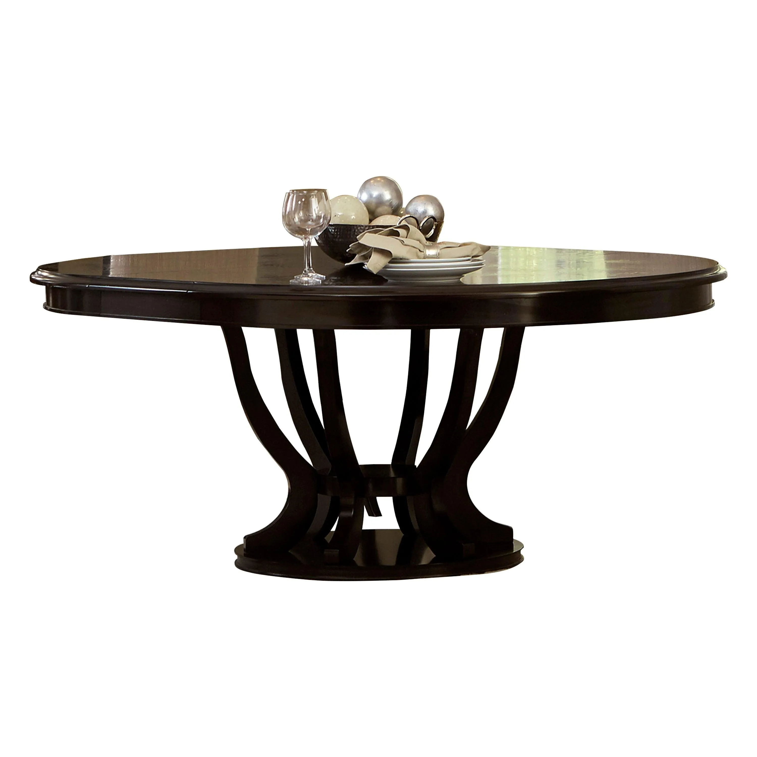 Savion Espresso Round/Oval Extendable Dining Set - Image 3