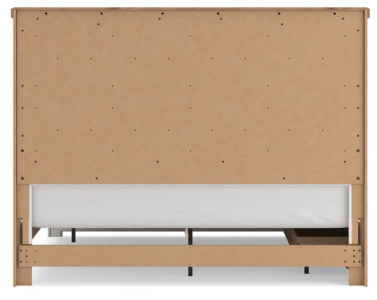 Savonport White/Brown King Panel Storage Bed - Image 8