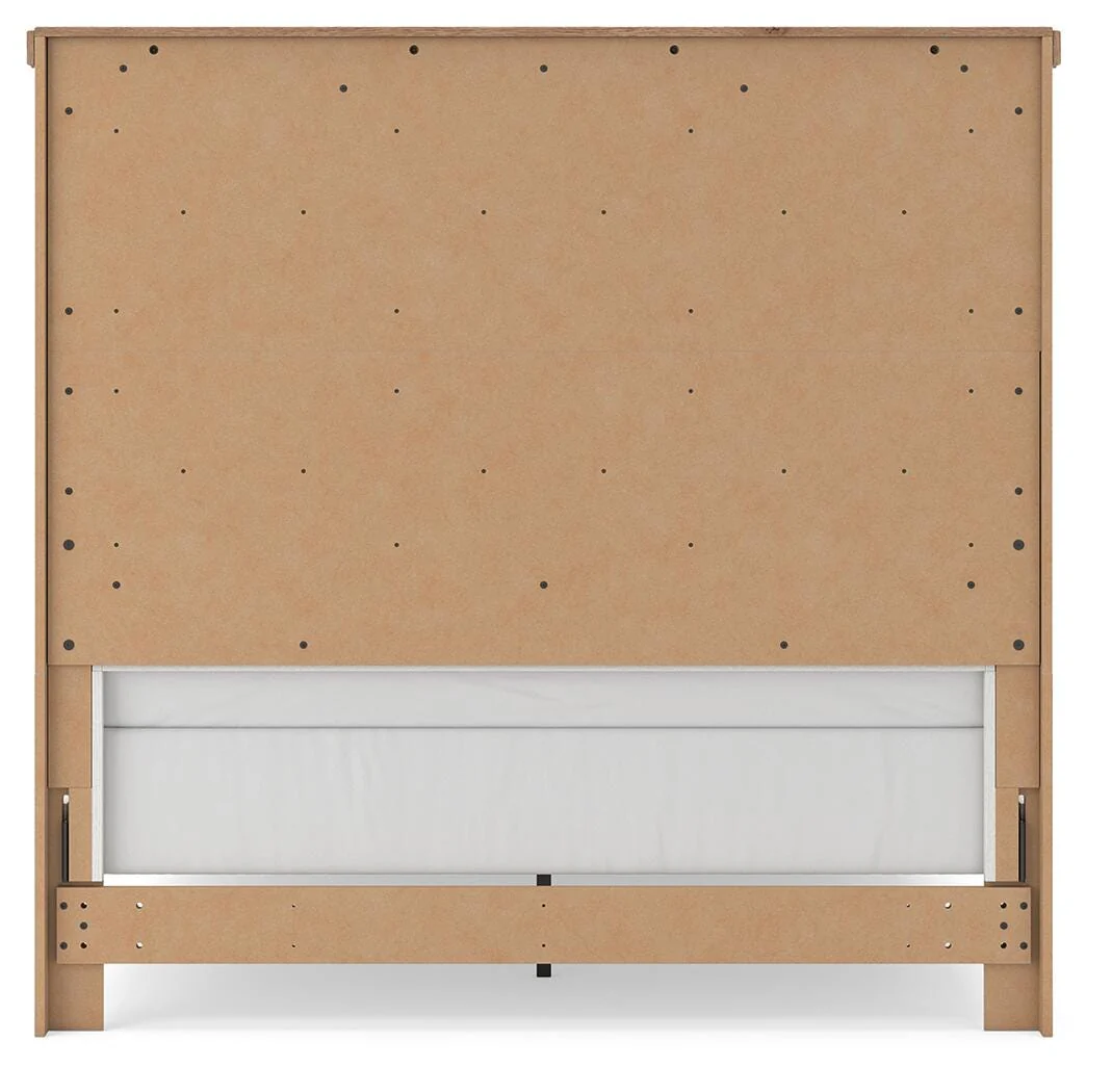 Savonport White/Brown Queen Panel Storage Bed - Image 8