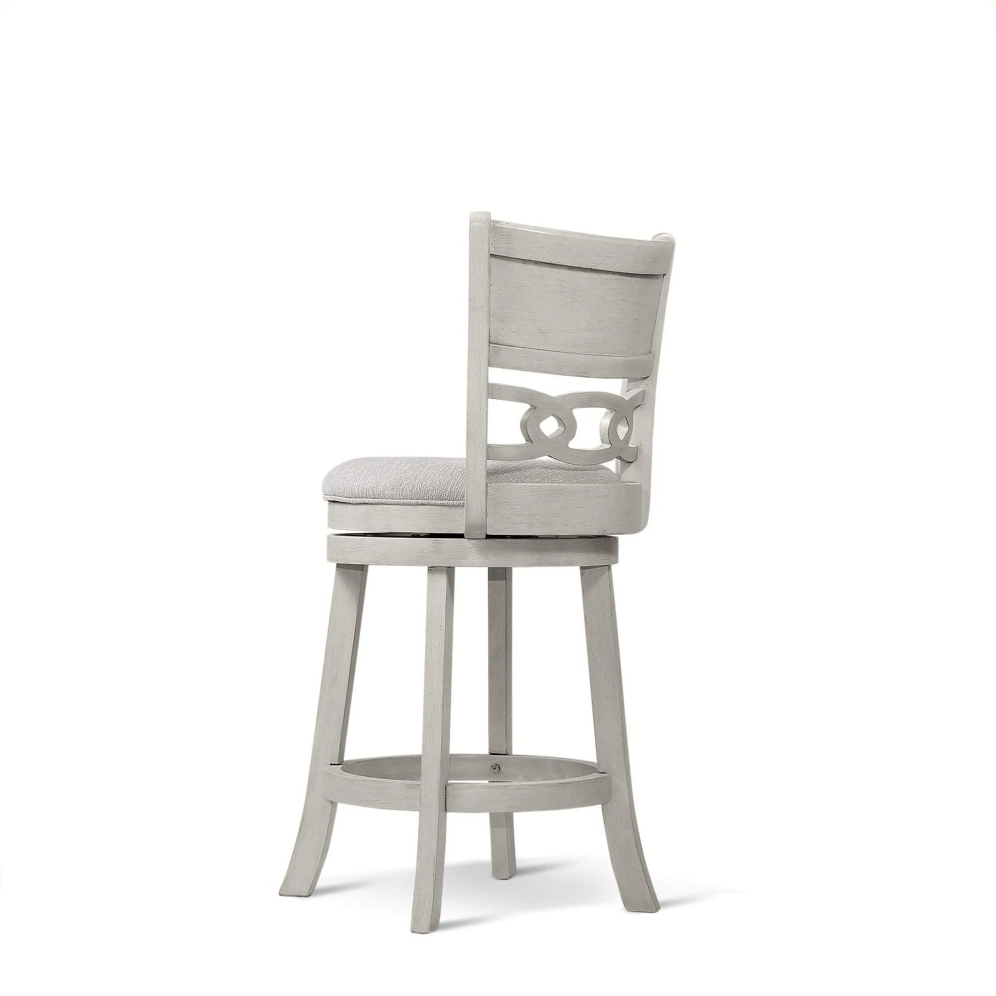 Savor White Swivel Counter Chair, Set of 2 - Image 4