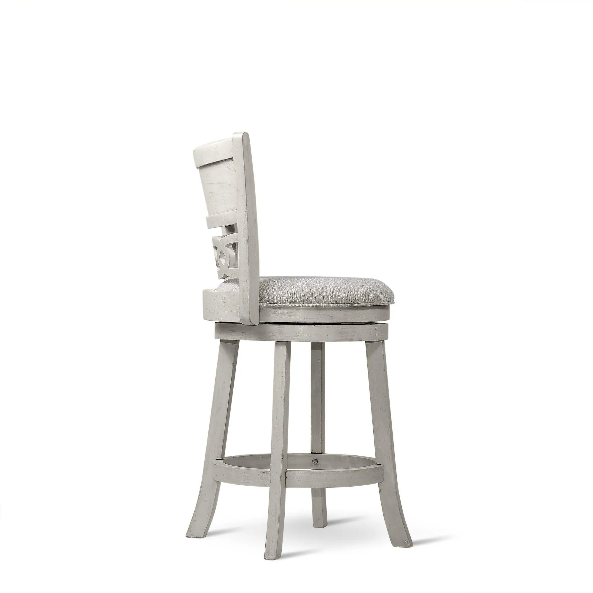 Savor White Swivel Counter Chair, Set of 2 - Image 9