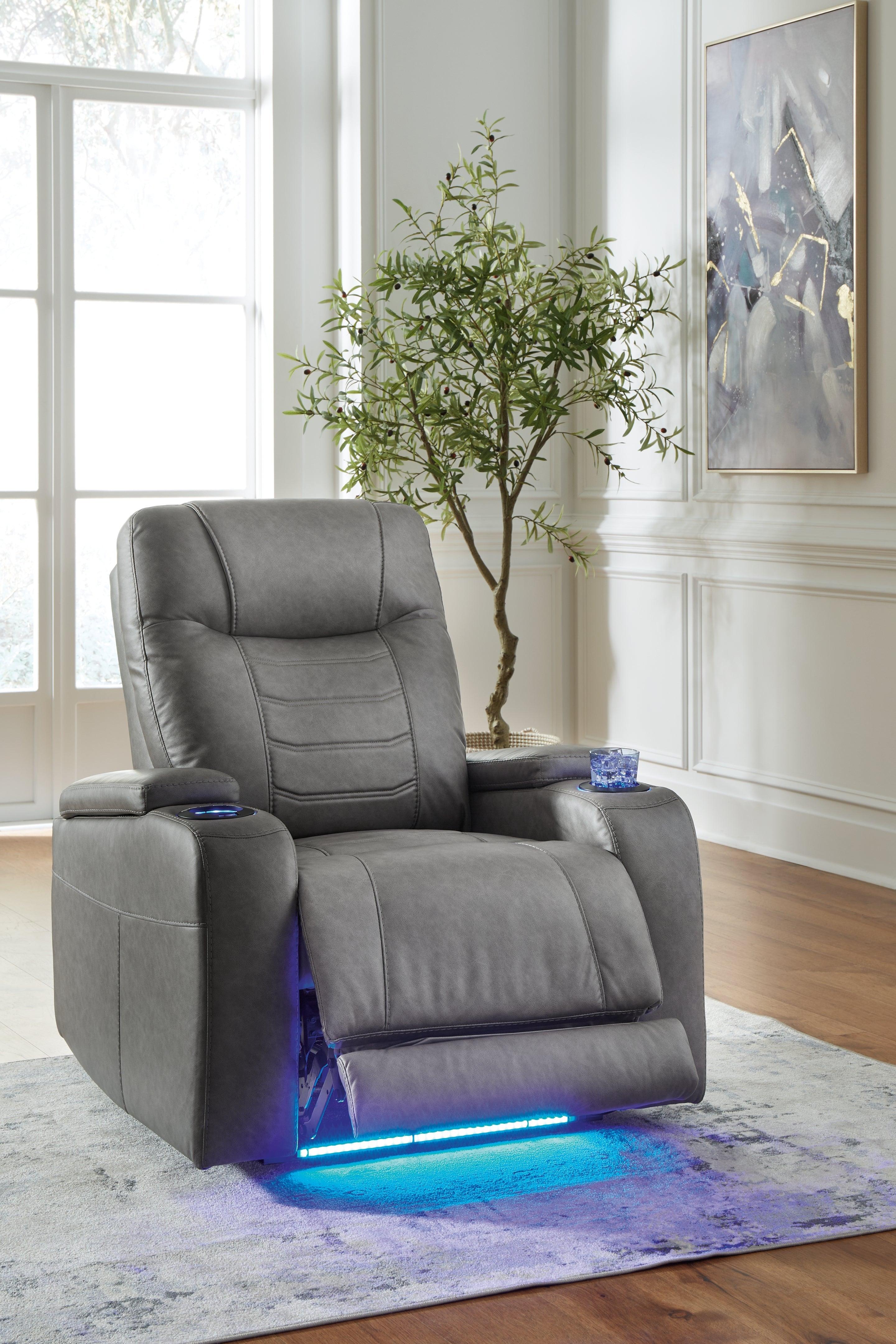 Schooner Rocks Slate Power Recliner - Image 7