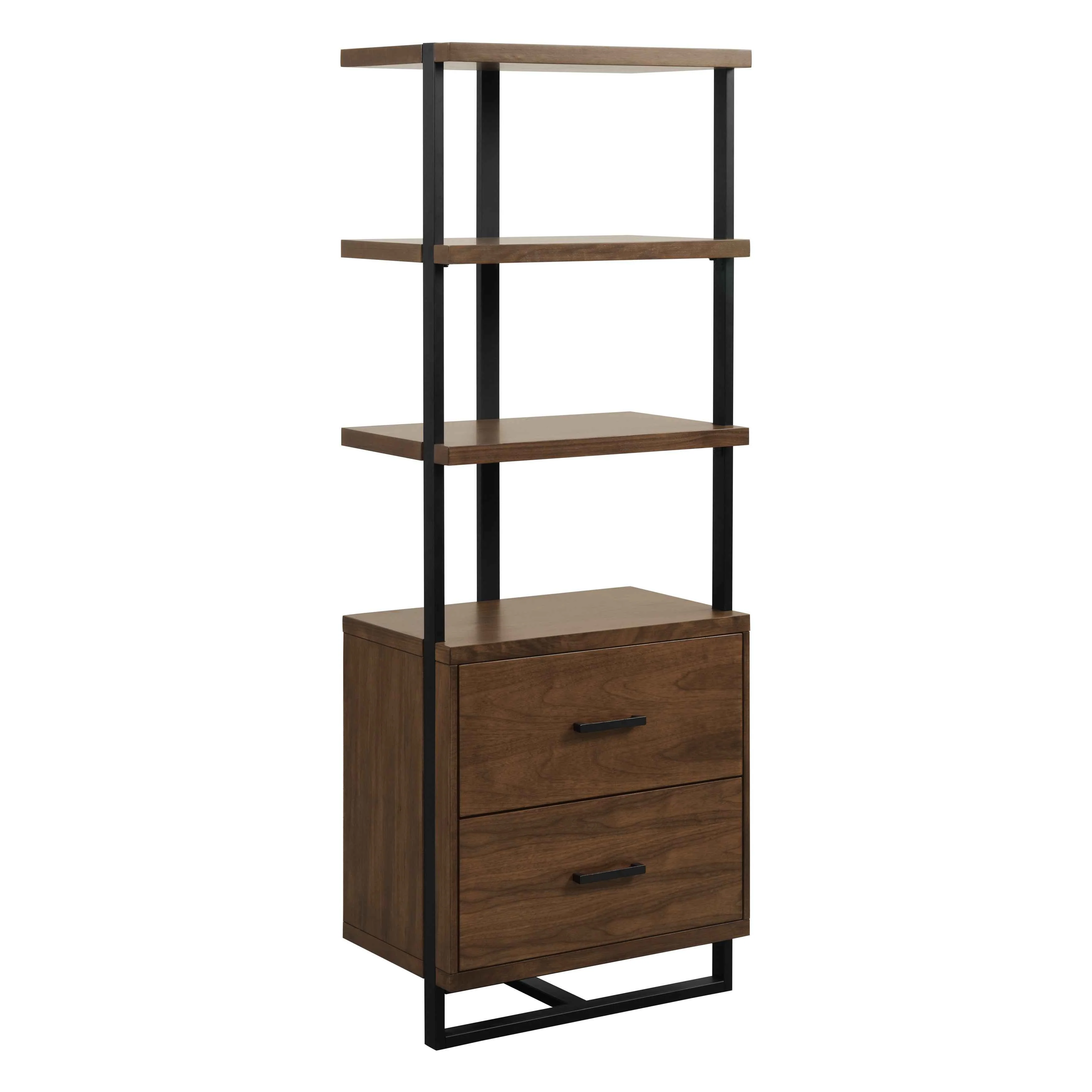 Sedley Walnut/Rustic Black Side Piers - Image 2