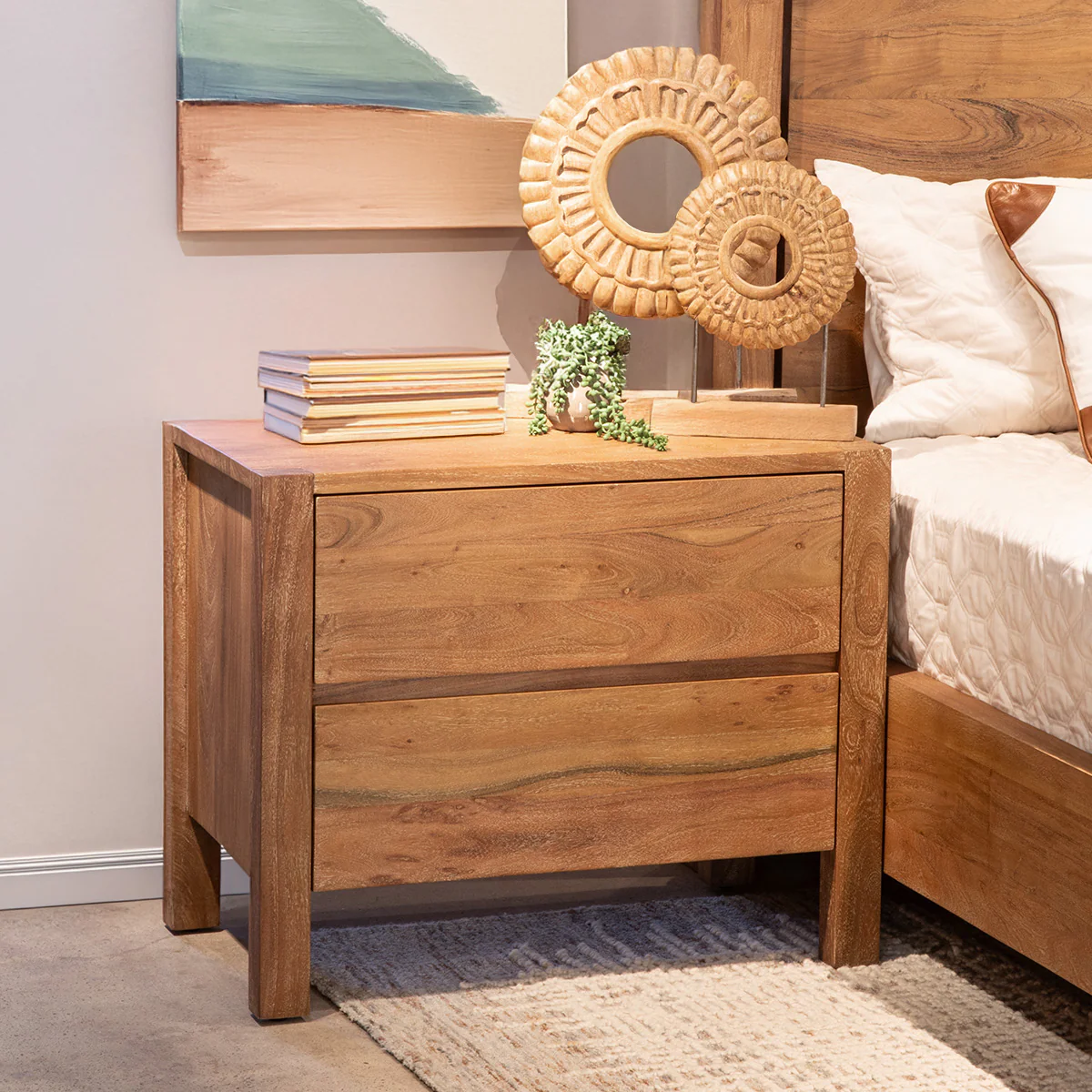 Sedona 32" Nightstand in Brushed Acacia - Image 10