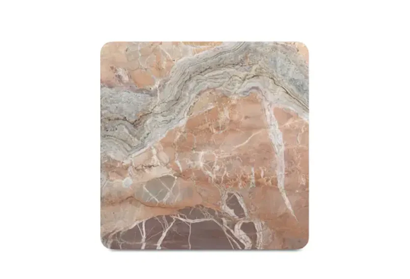 Segment Coffee Table Orange Levante Marble - Image 3