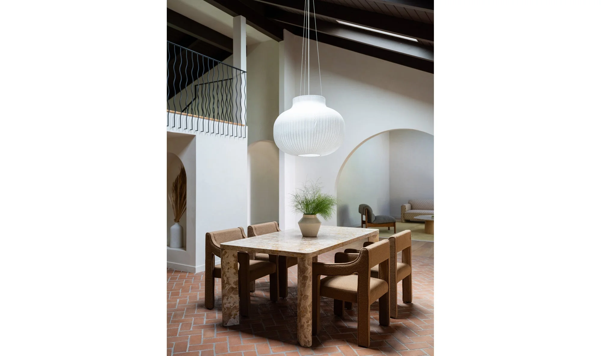 Segment Dining Table Panther Stone Beige - Image 9