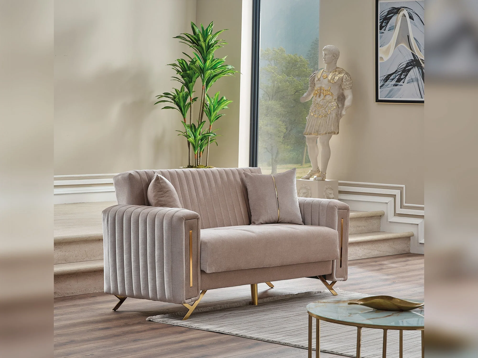 Senfoni 3-pieces (Sofa & Loveseat & Chair) Living Room Set - Image 10
