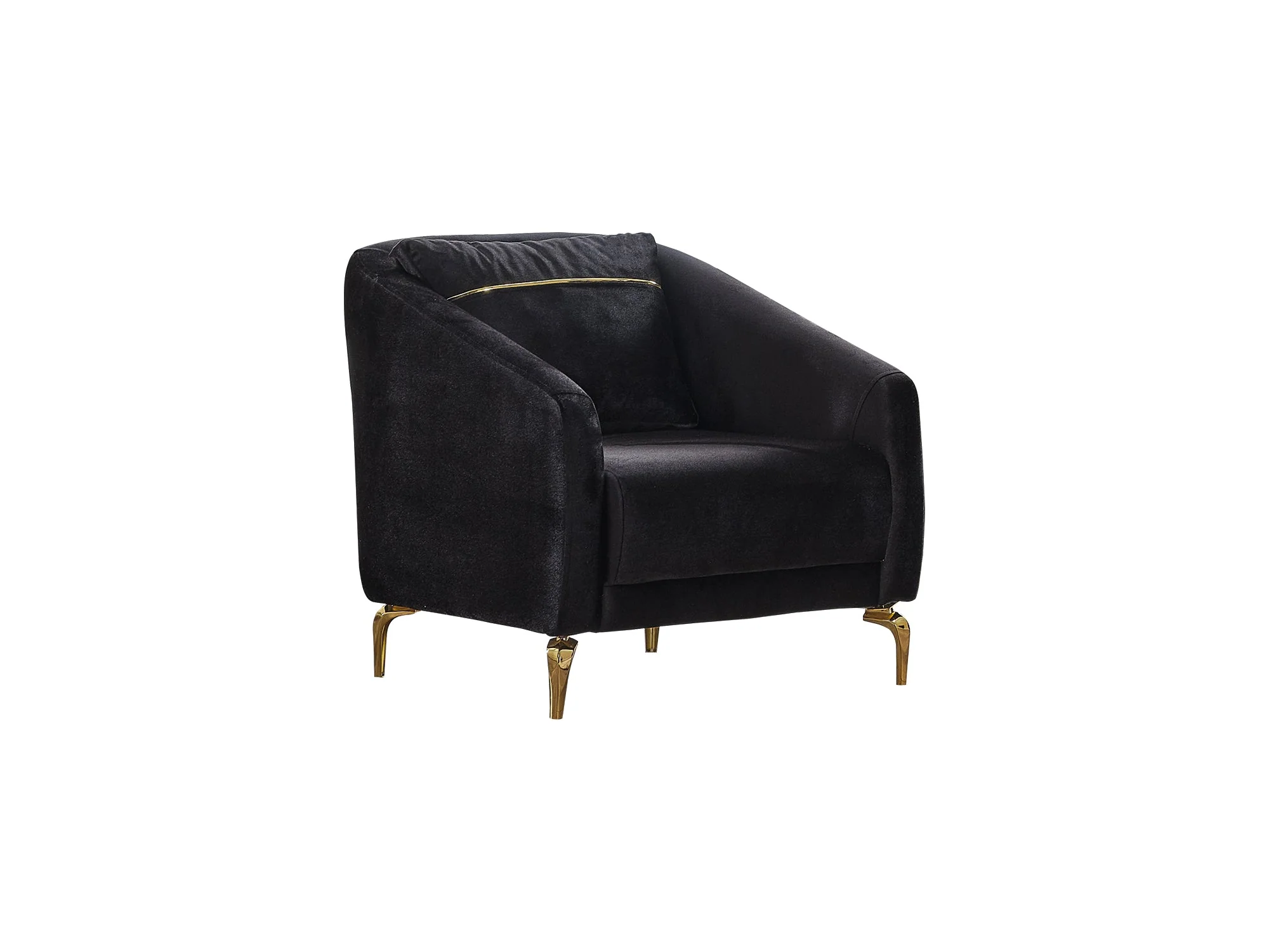 Senfoni Black 3-pieces (Sofa & Loveseat & Chair) Living Room Set - Image 10