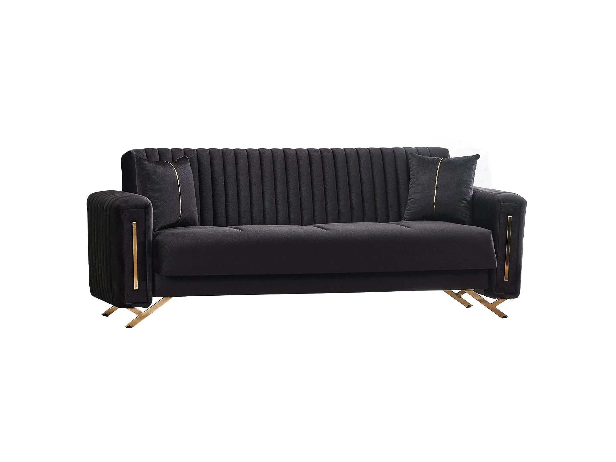 Senfoni Black 3-pieces (Sofa & Loveseat & Chair) Living Room Set - Image 5