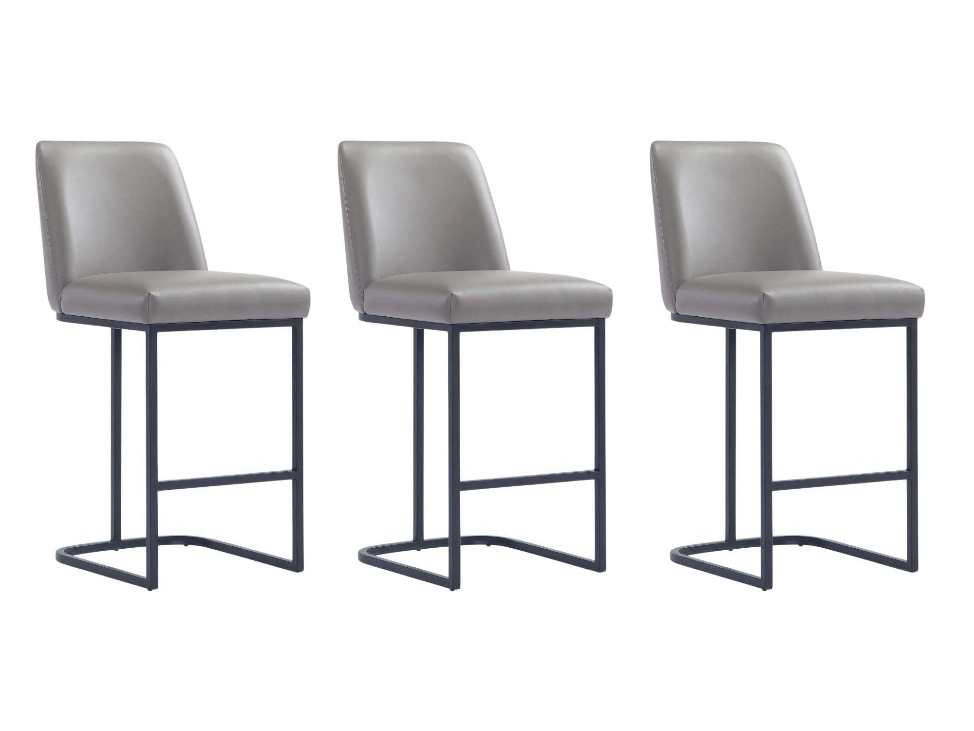 Serena Counter Stool in Grey (set of 3)