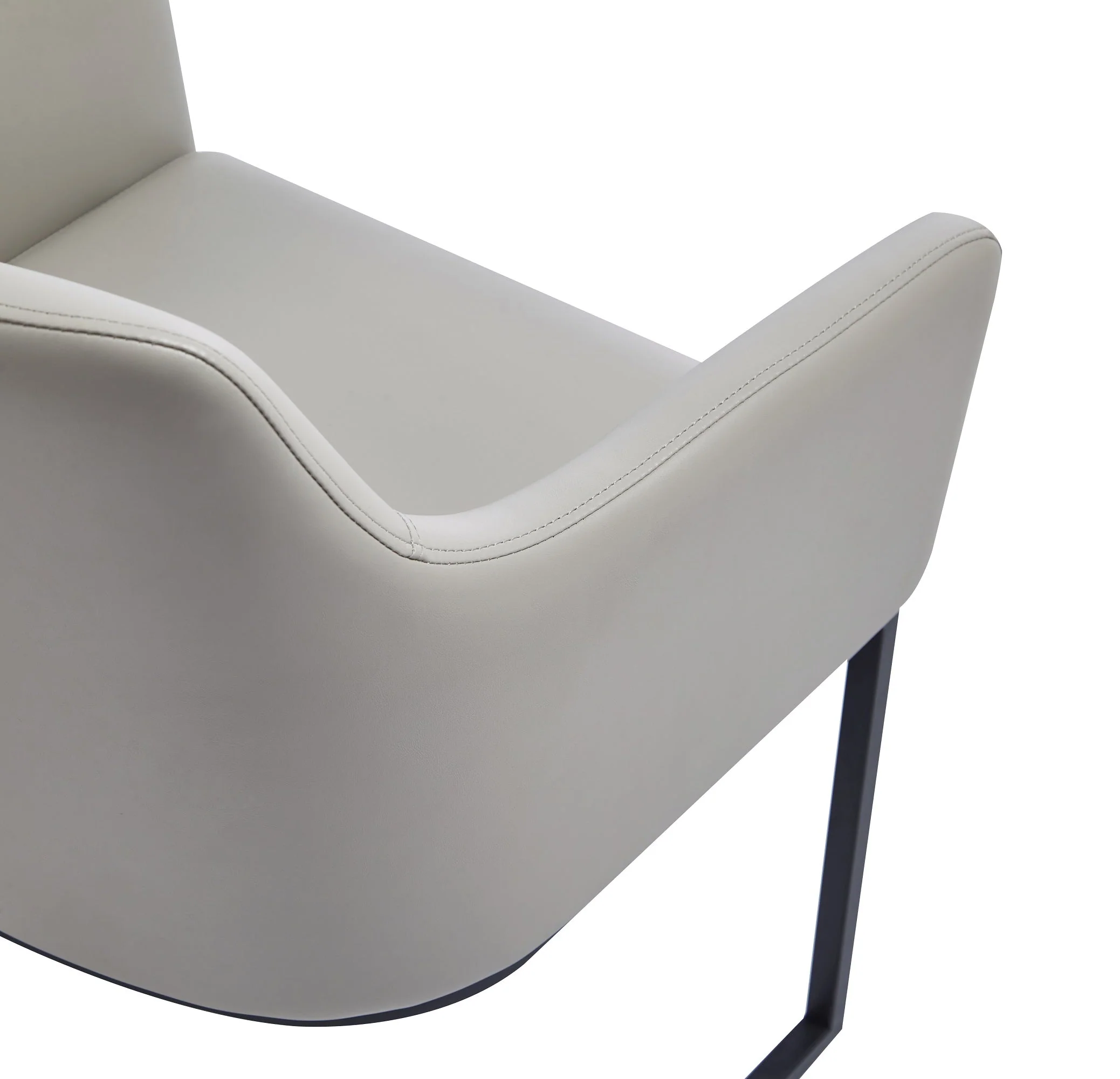 Serena Dining Armchair in Light Grey - Image 11