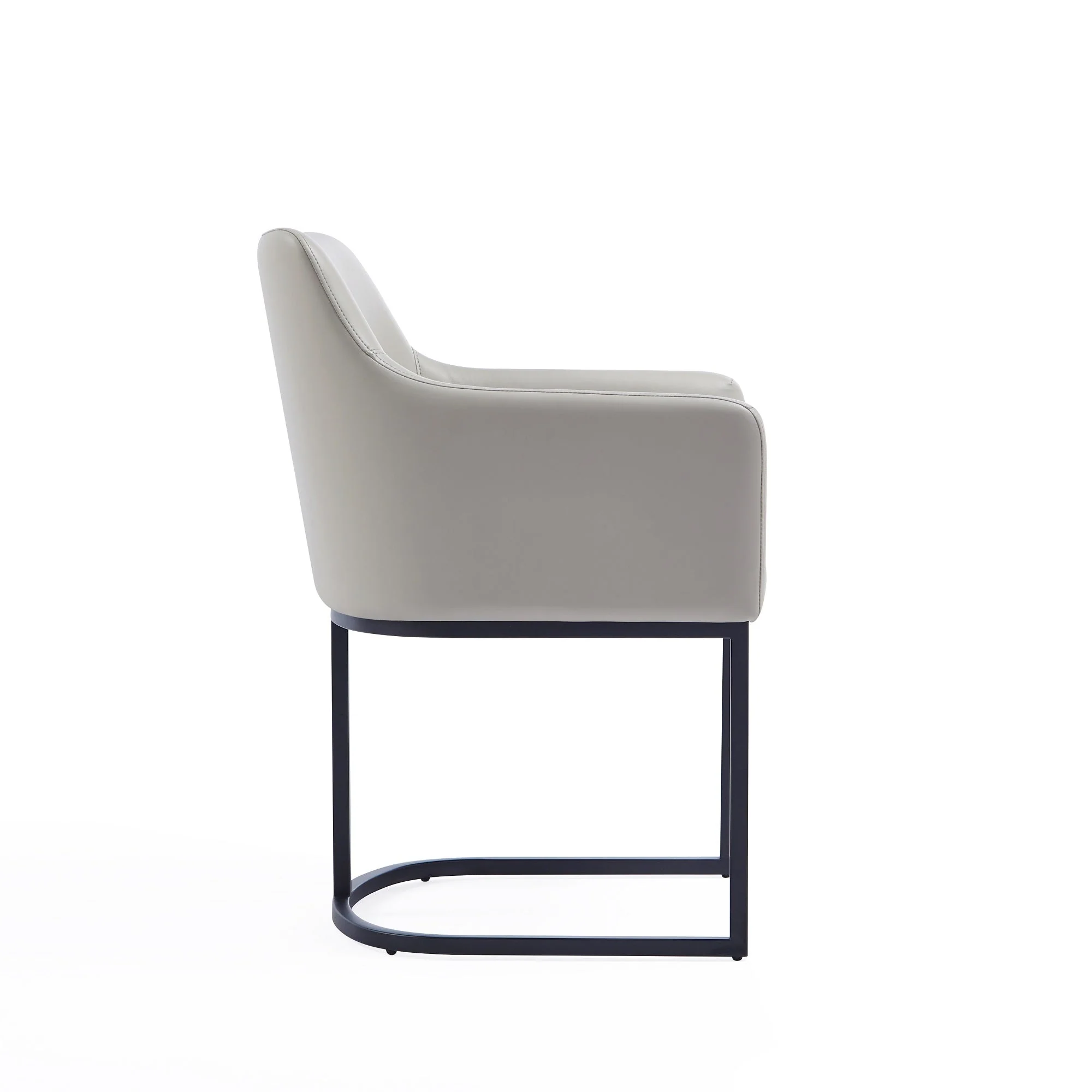 Serena Dining Armchair in Light Grey - Image 6