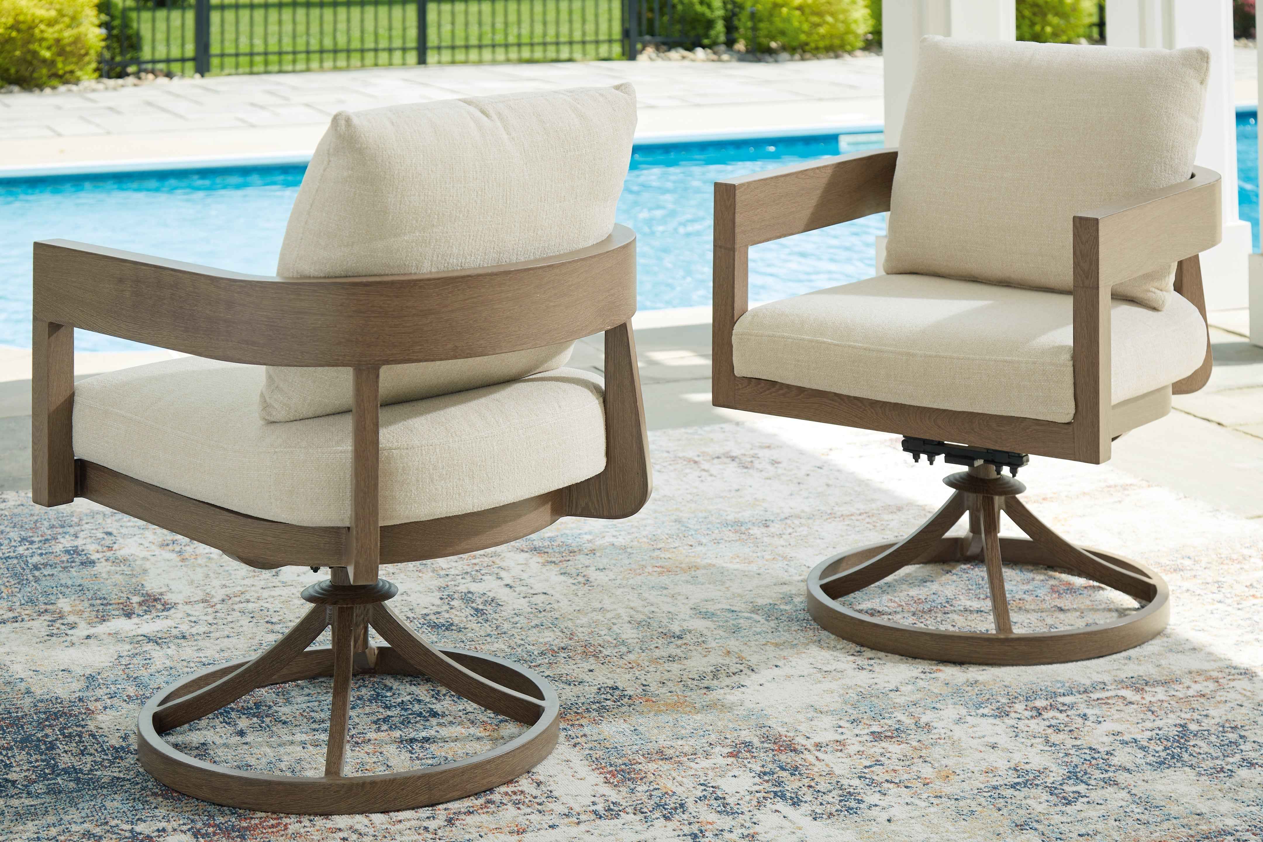 Serene Bay Dark Brown Outdoor Dining Table and 4 Chairs - Image 10