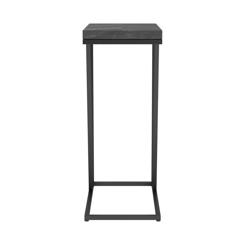 Sergio Rustic Gray Chevron Rectangular Accent Table - Image 4
