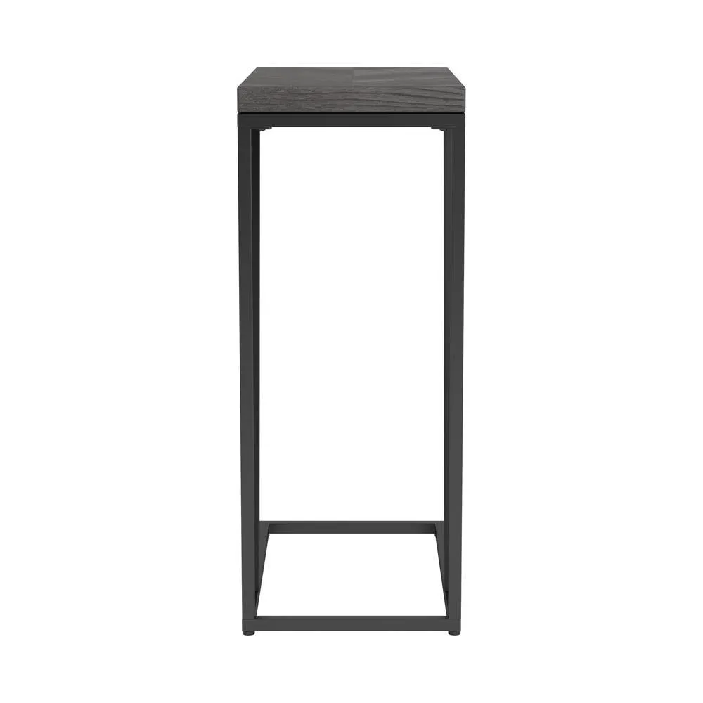 Sergio Rustic Gray Chevron Rectangular Accent Table - Image 6