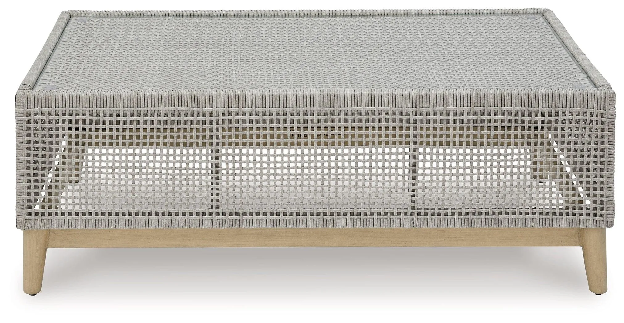 Seton Creek Gray Outdoor Coffee Table - Image 3