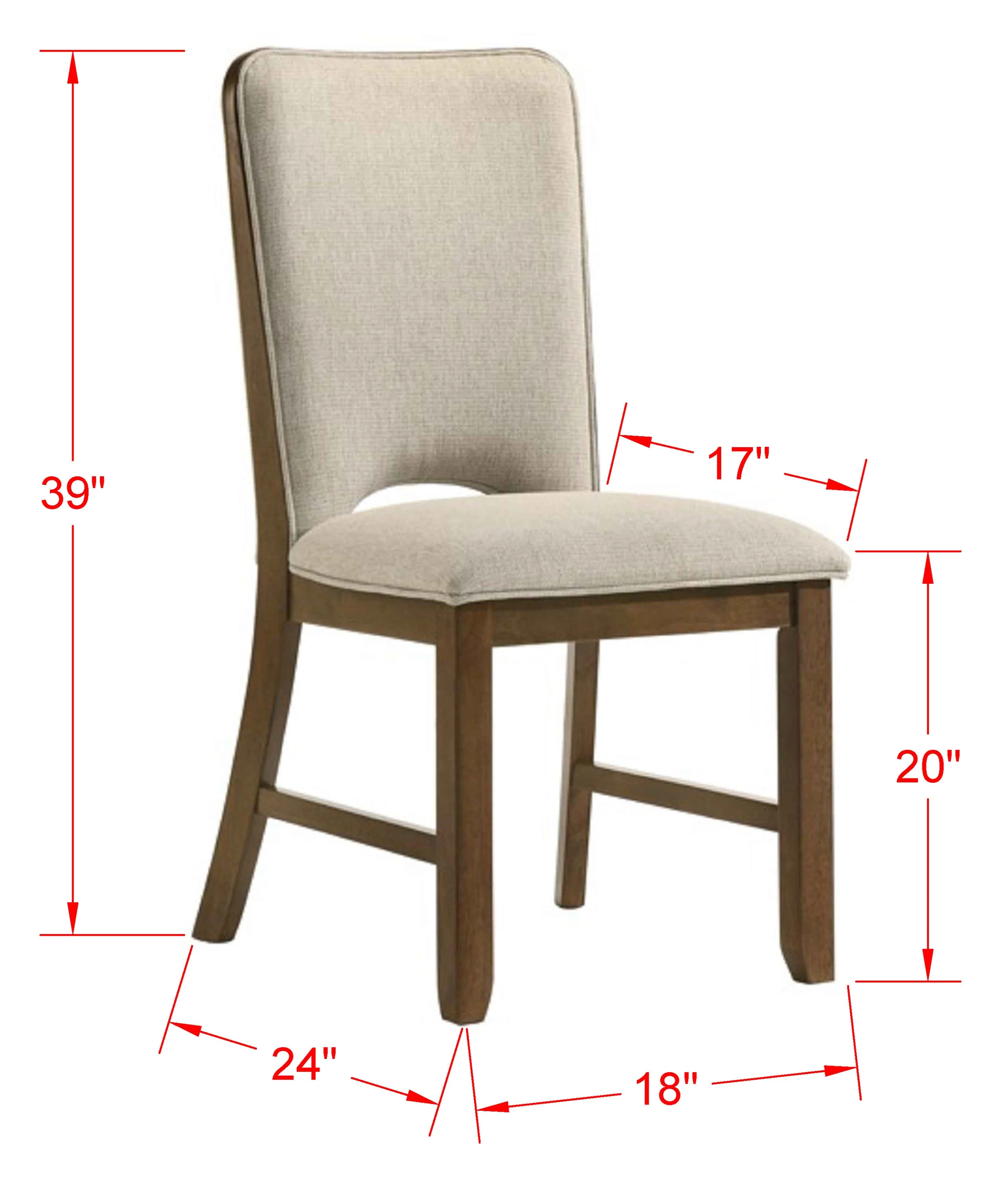 Shari Brown/Beige Side Chair (Set of 2) - Image 4