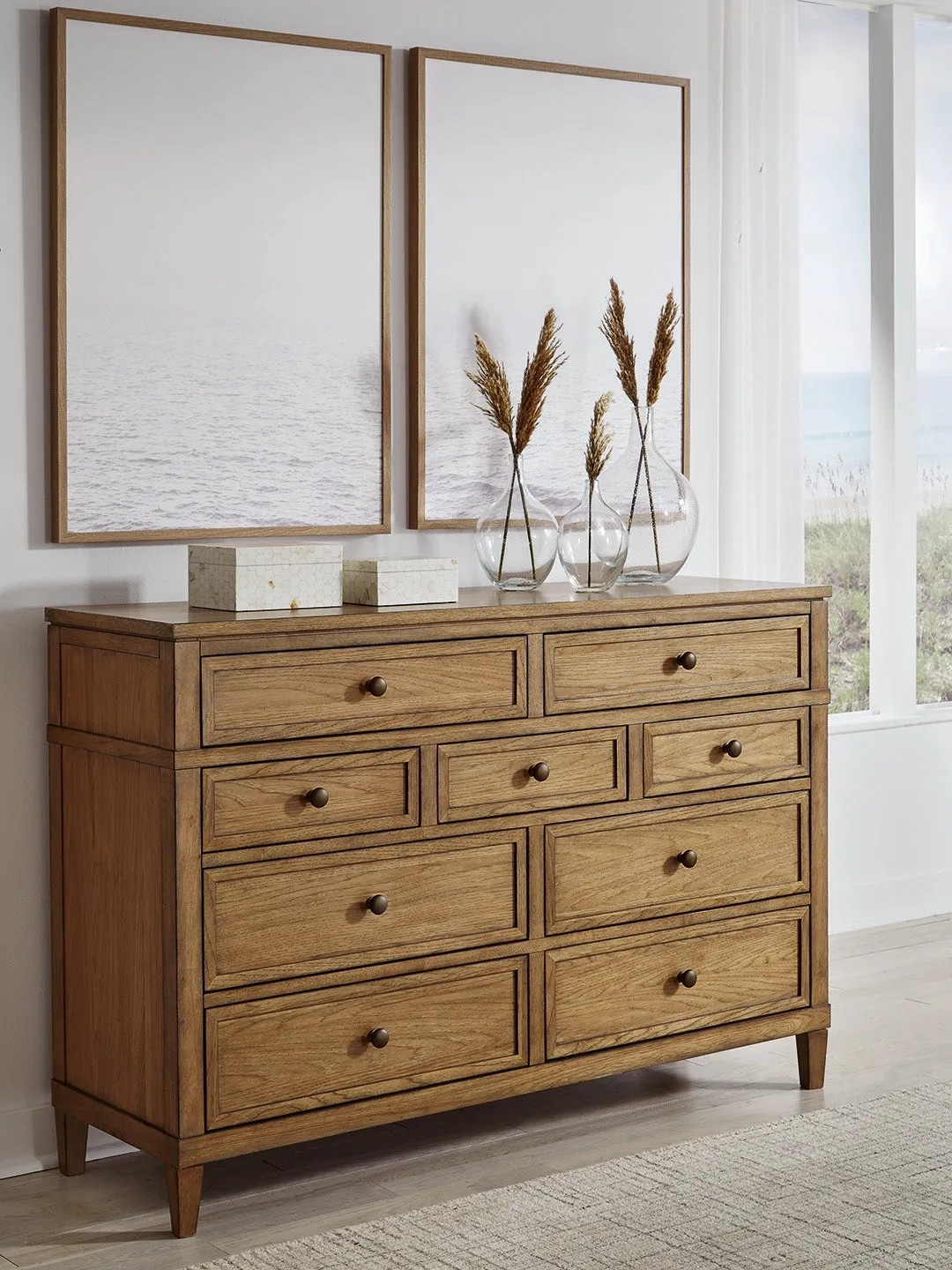 Sharlance Light Brown Dresser - Image 8