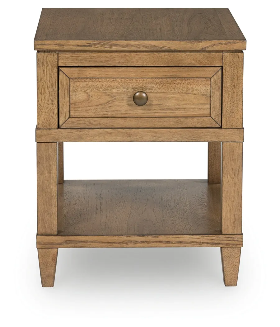 Sharlance Light Brown End Table - Image 4
