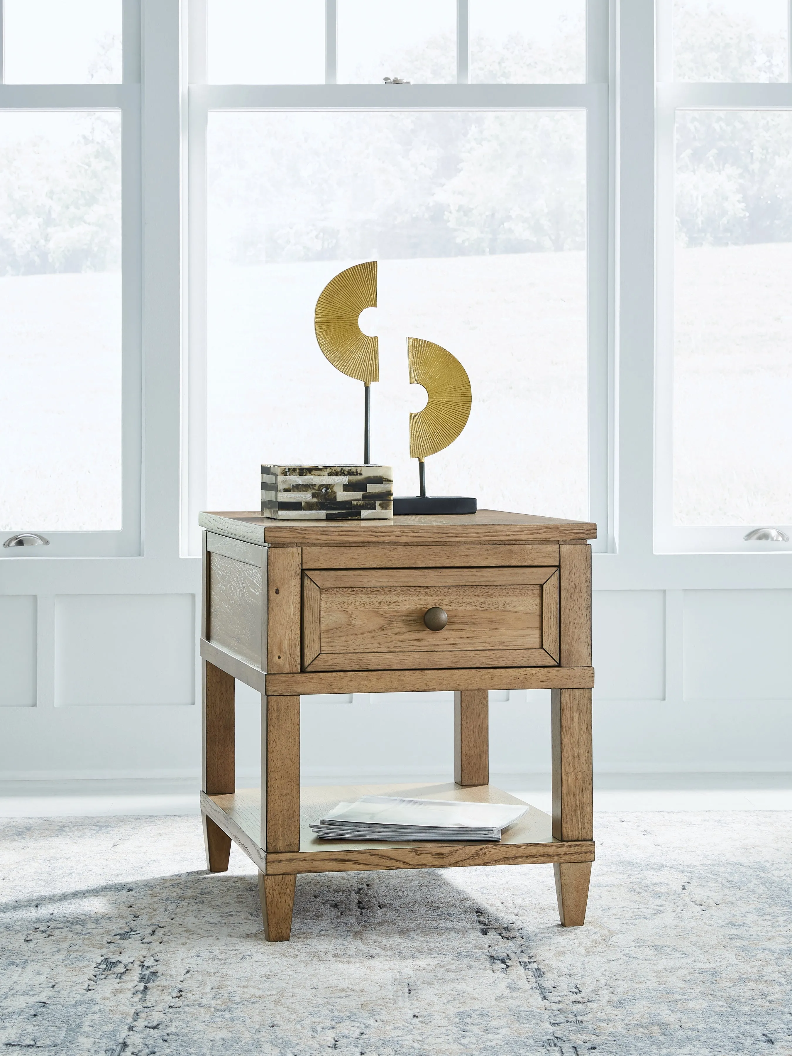 Sharlance Light Brown End Table - Image 9