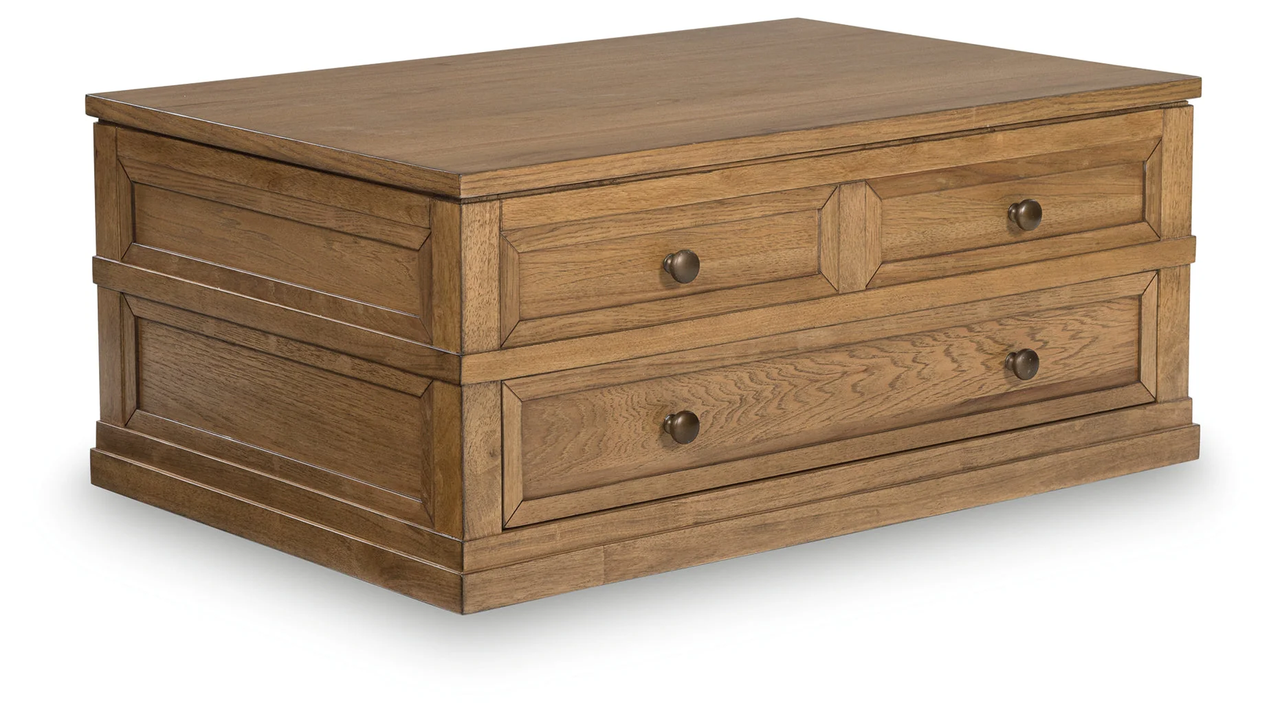 Sharlance Light Brown Lift-Top Coffee Table - Image 2