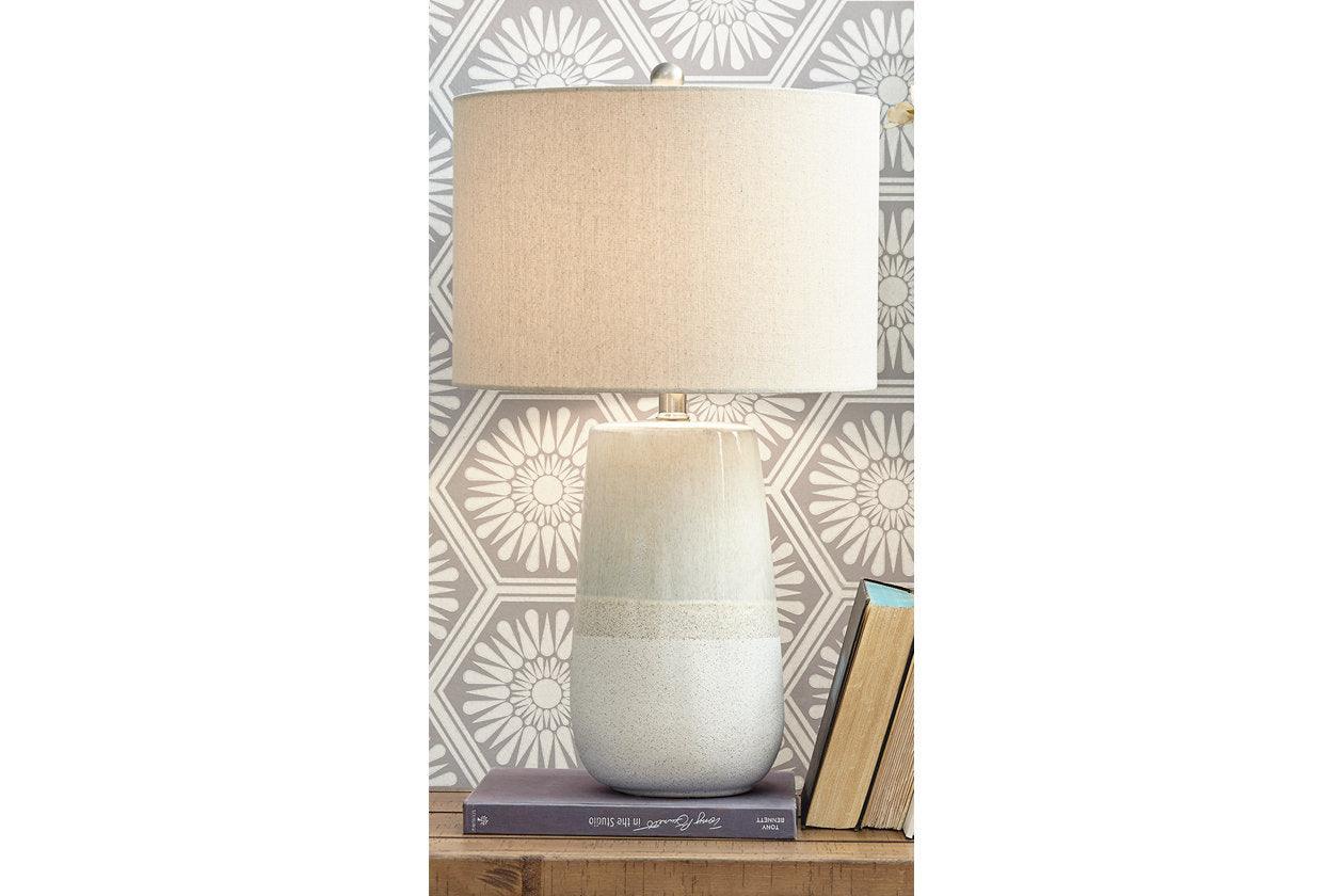 Shavon Beige/White Table Lamp - Image 3