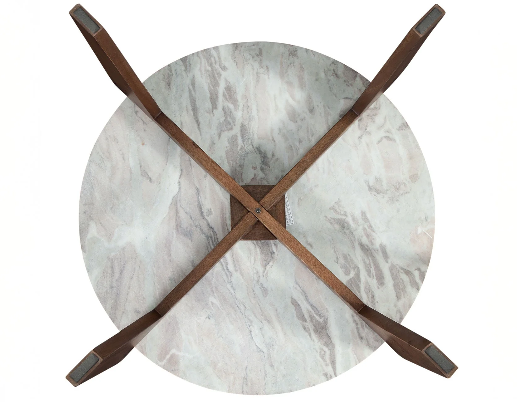 Shavon Toronto Brown 3-Piece Solid Marble Table Set - Image 16