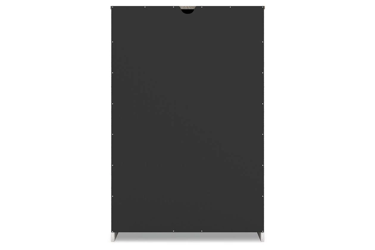 Shawburn Whitewash/Charcoal Gray Chest of Drawers - Image 6