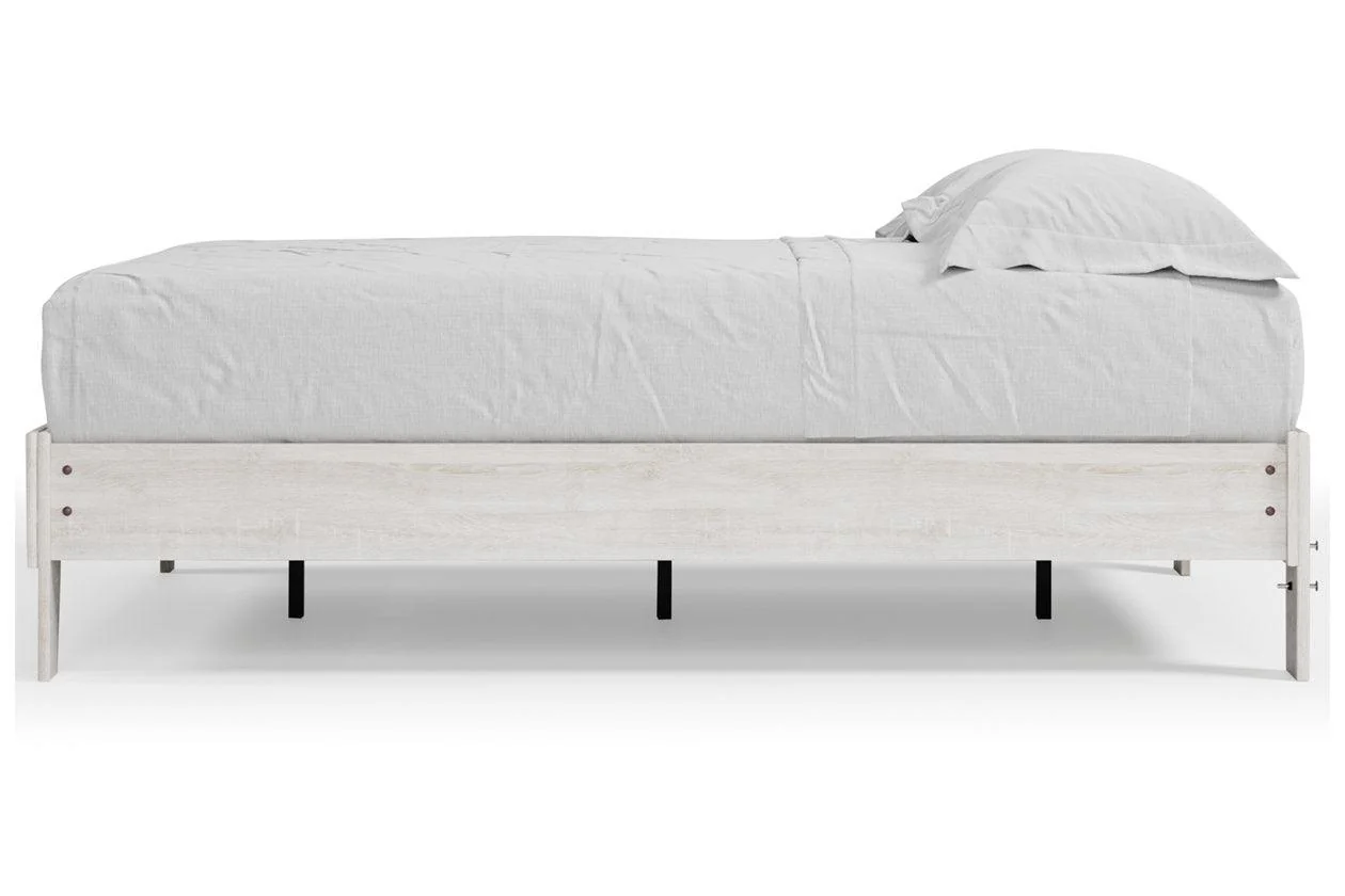 Shawburn Whitewash Full Platform Bed - Image 13