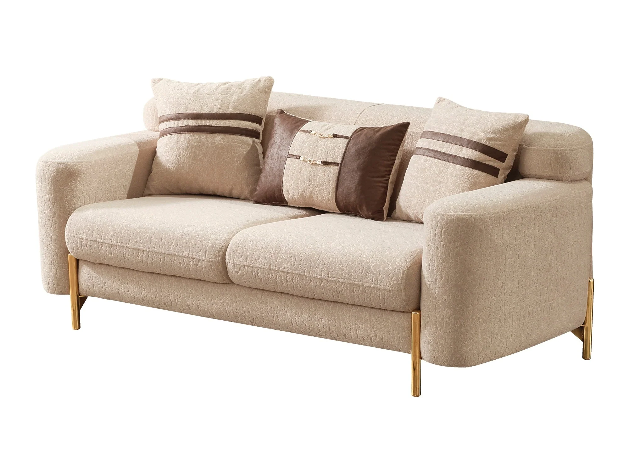 Shelby Beige 4-Piece Living Room Set (2 Sofa & 2 Chair) - Image 10