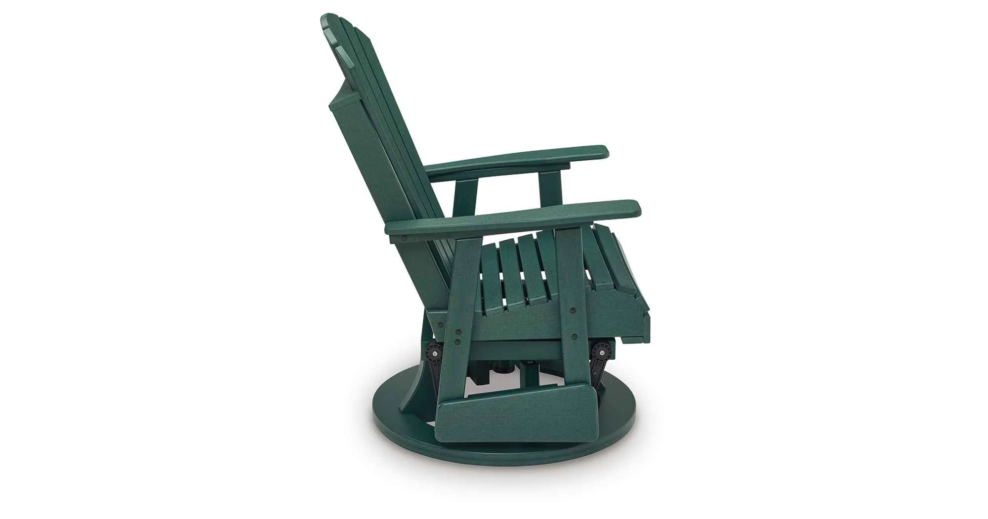 Shell Beach Green Outdoor Swivel Glider Chair - Image 11