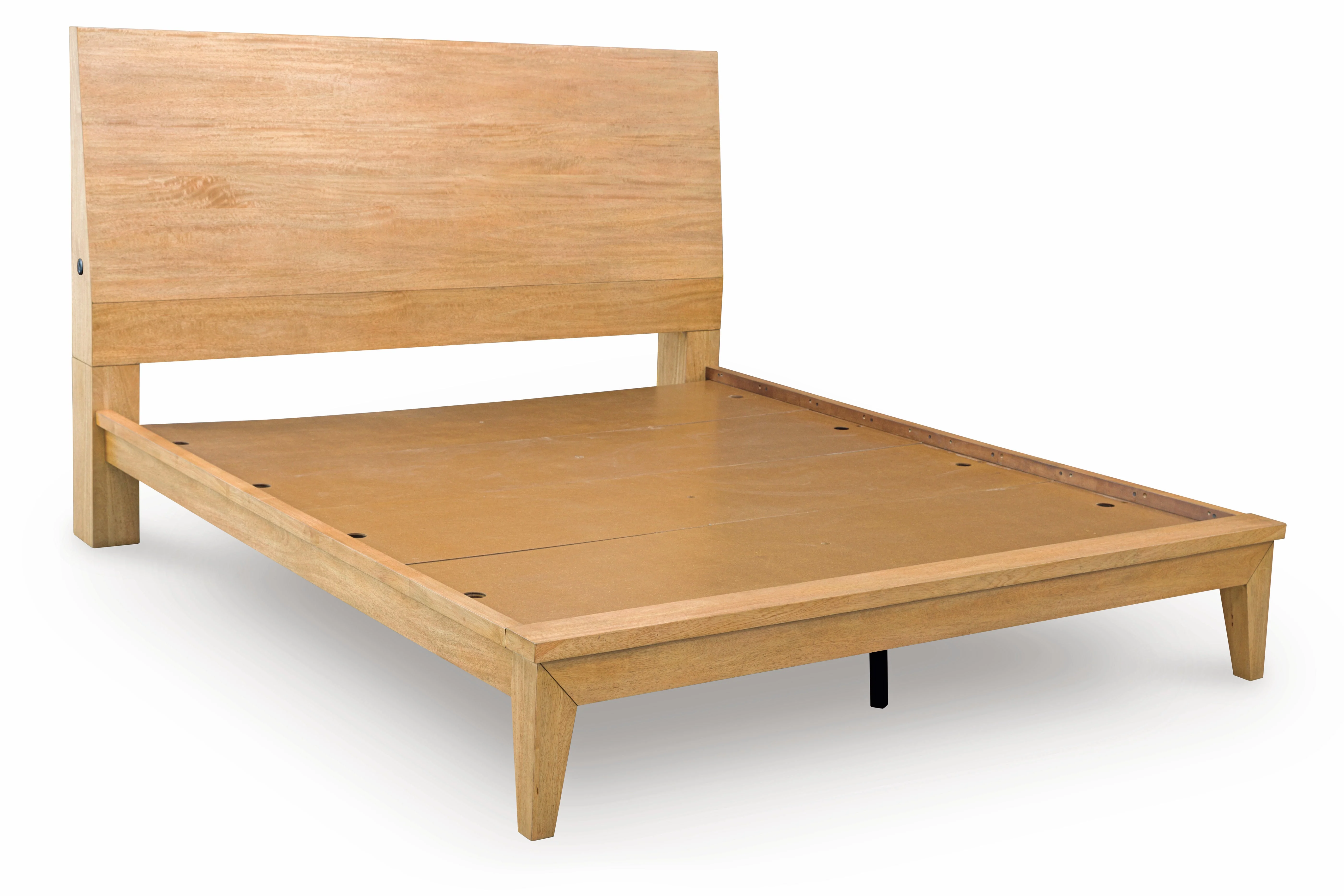 Sherbana Light Brown King  Platform Bed