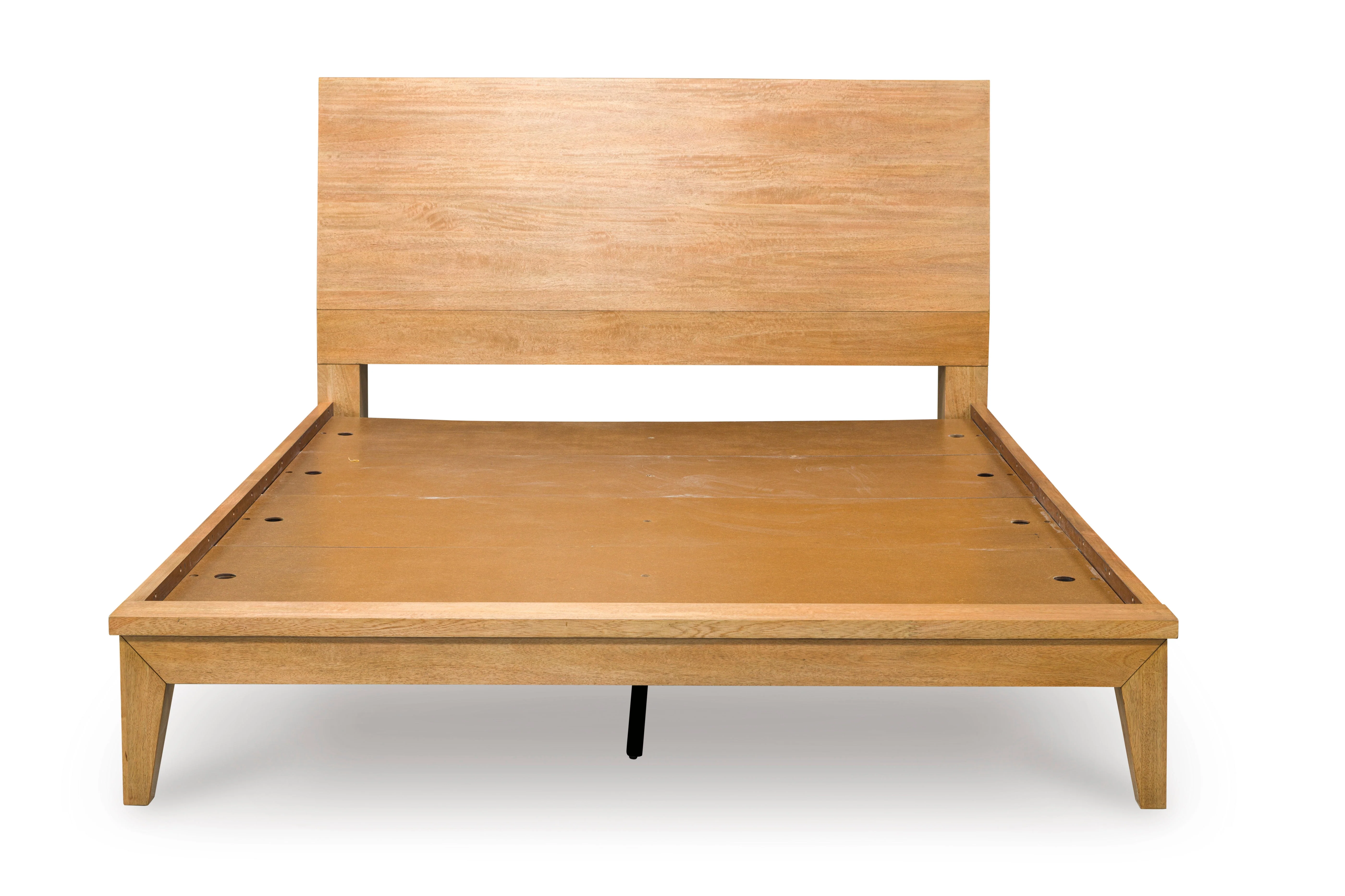 Sherbana Light Brown Queen Platform Bed - Image 3