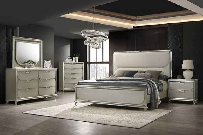 Sheridan Dark Walnut/White 5-Piece Queen Bedroom Set
