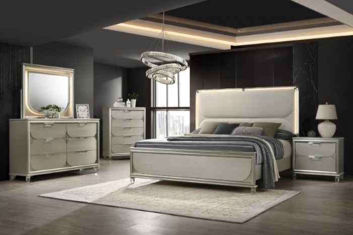 Sheridan Dark Walnut/White 5-Piece Queen Bedroom Set - Image 2