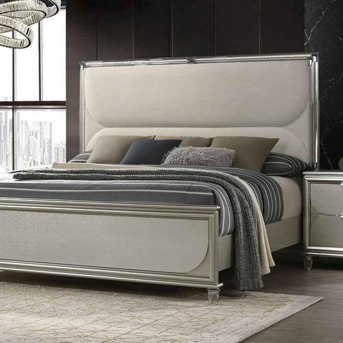 Sheridan Dark Walnut/White 5-Piece Queen Bedroom Set - Image 3