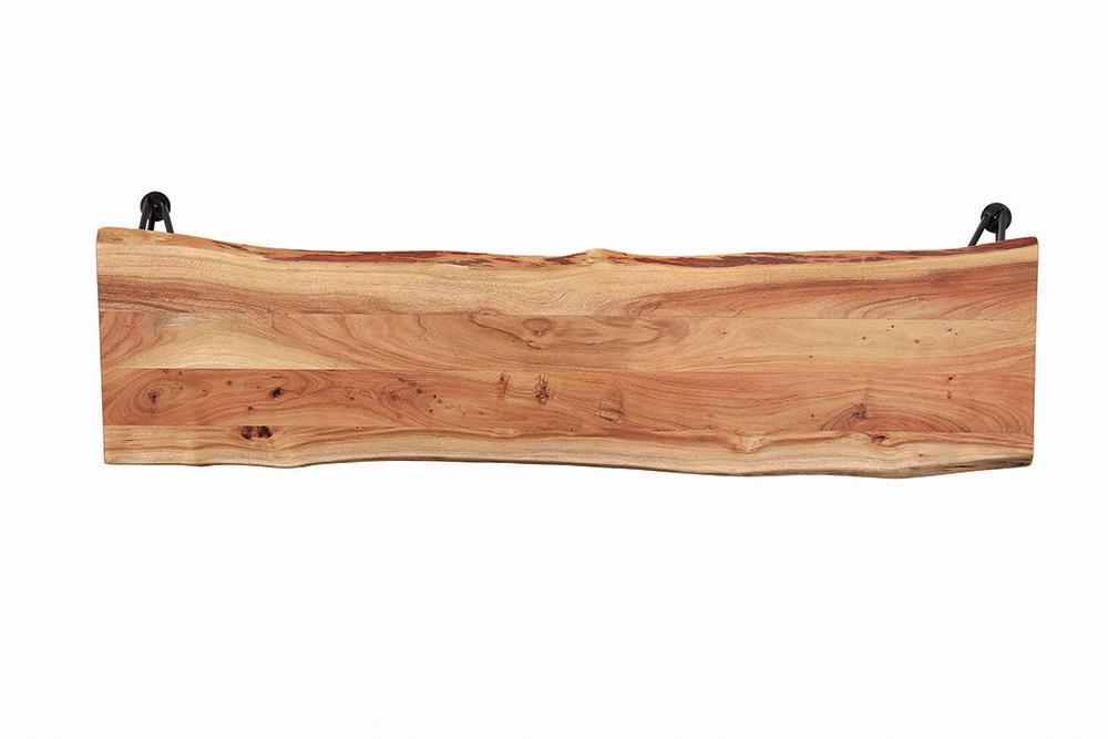 Sherman Natural Acacia/Matte Black Bench - Image 6