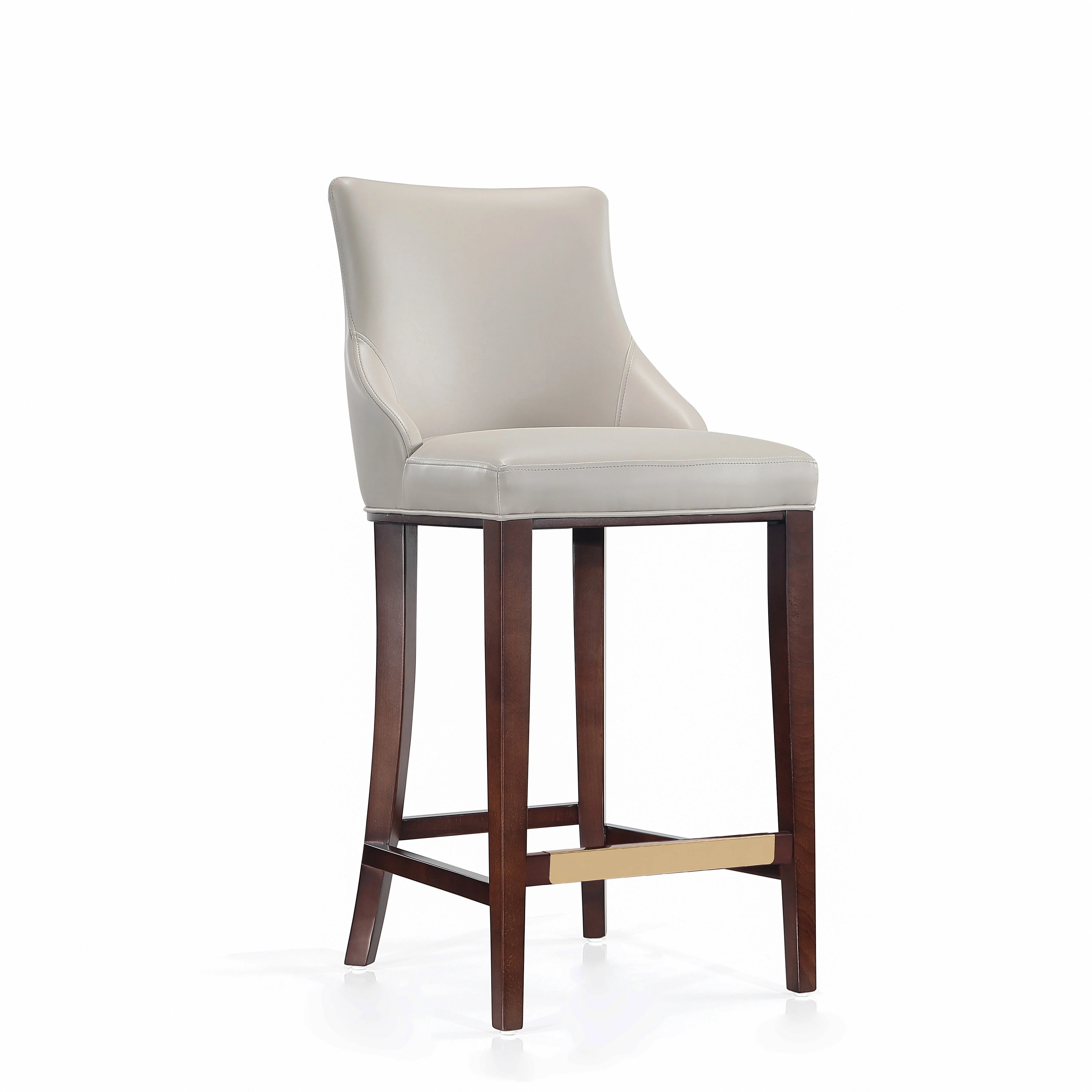 Shubert Barstool in Light Grey (set of 2) - Image 5