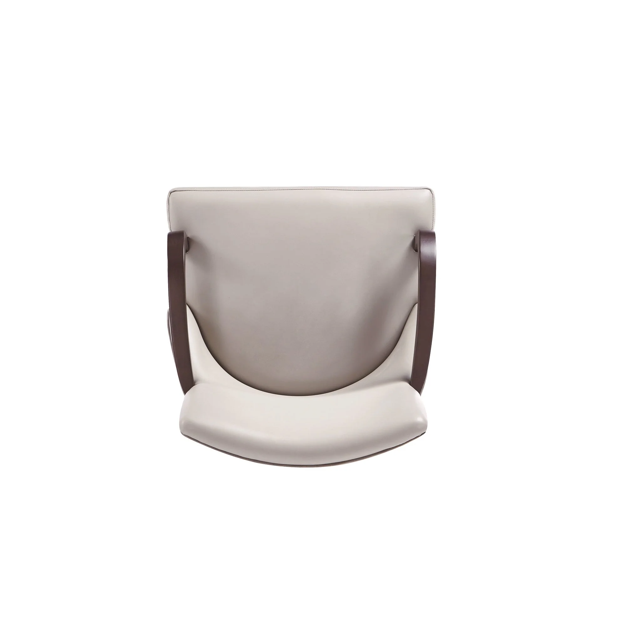 Shubert Faux Leather and Velvet Dining Armchair in Light Grey (set of 2) - Image 10