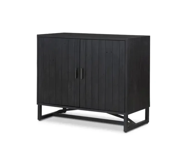 Sierra 2 Door Cabinet Black - Image 3