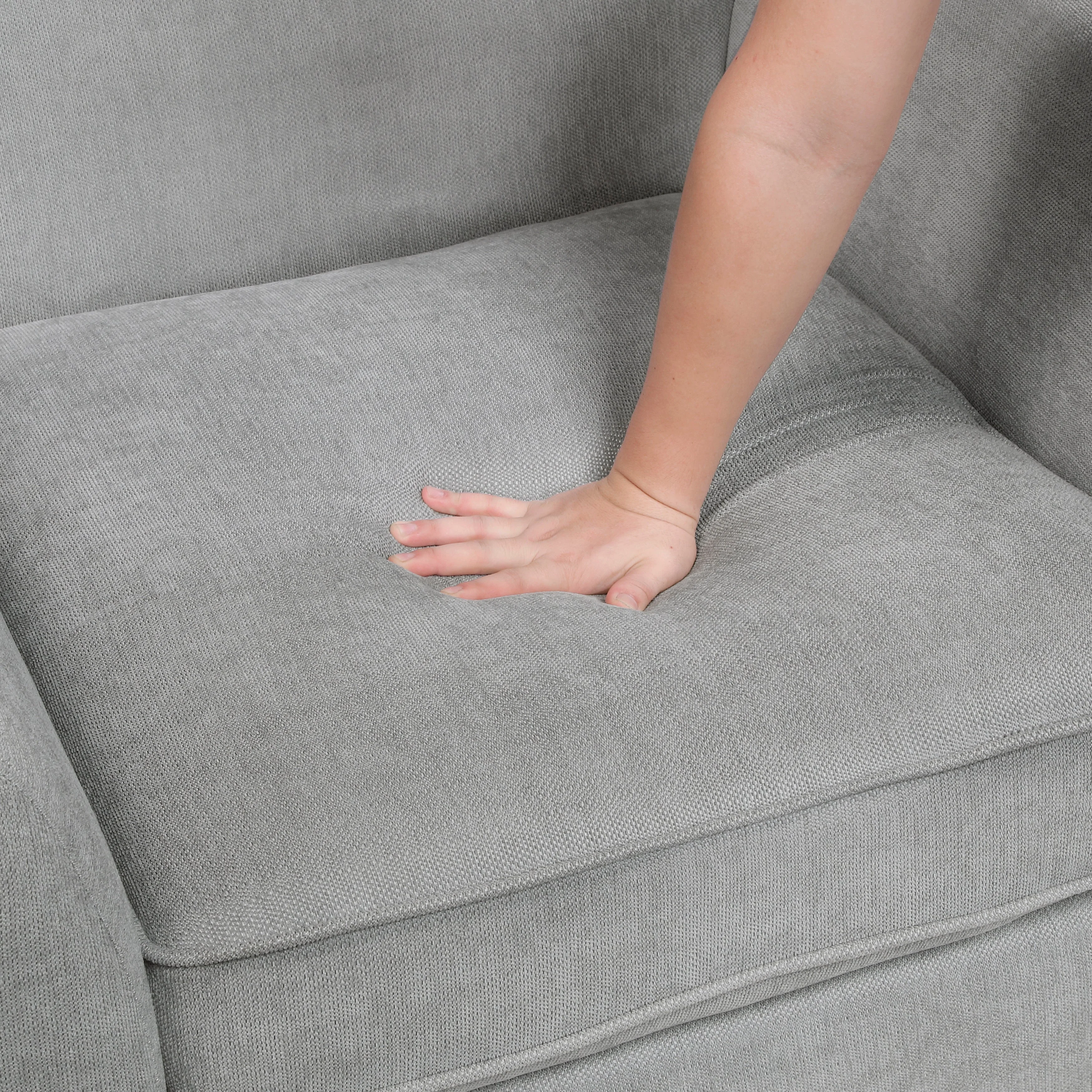 Silverthorne Gray Loveseat - Image 8